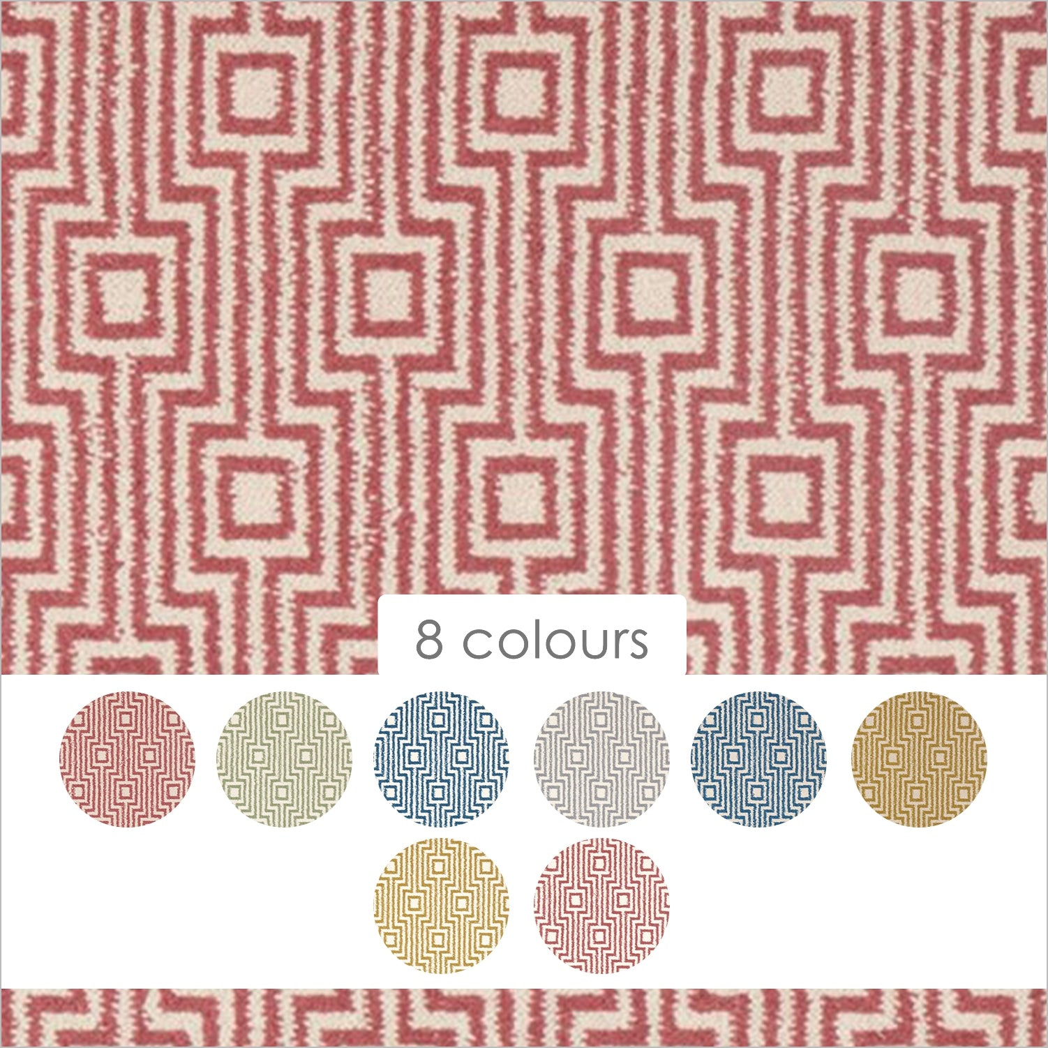 Axminster Carpets Havana Geo 100% Wool Woven Axminster Carpet - 3.66M Wide