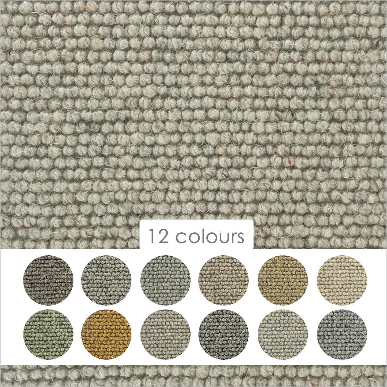 Abingdon Carpets Charter Berber Loop 100% Wool Loop Carpet