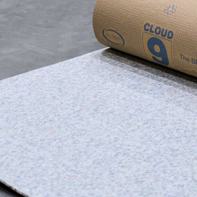 Cloud 9 Cirrus 9mm PU Foam Underlay - 15.07m2 Full Roll