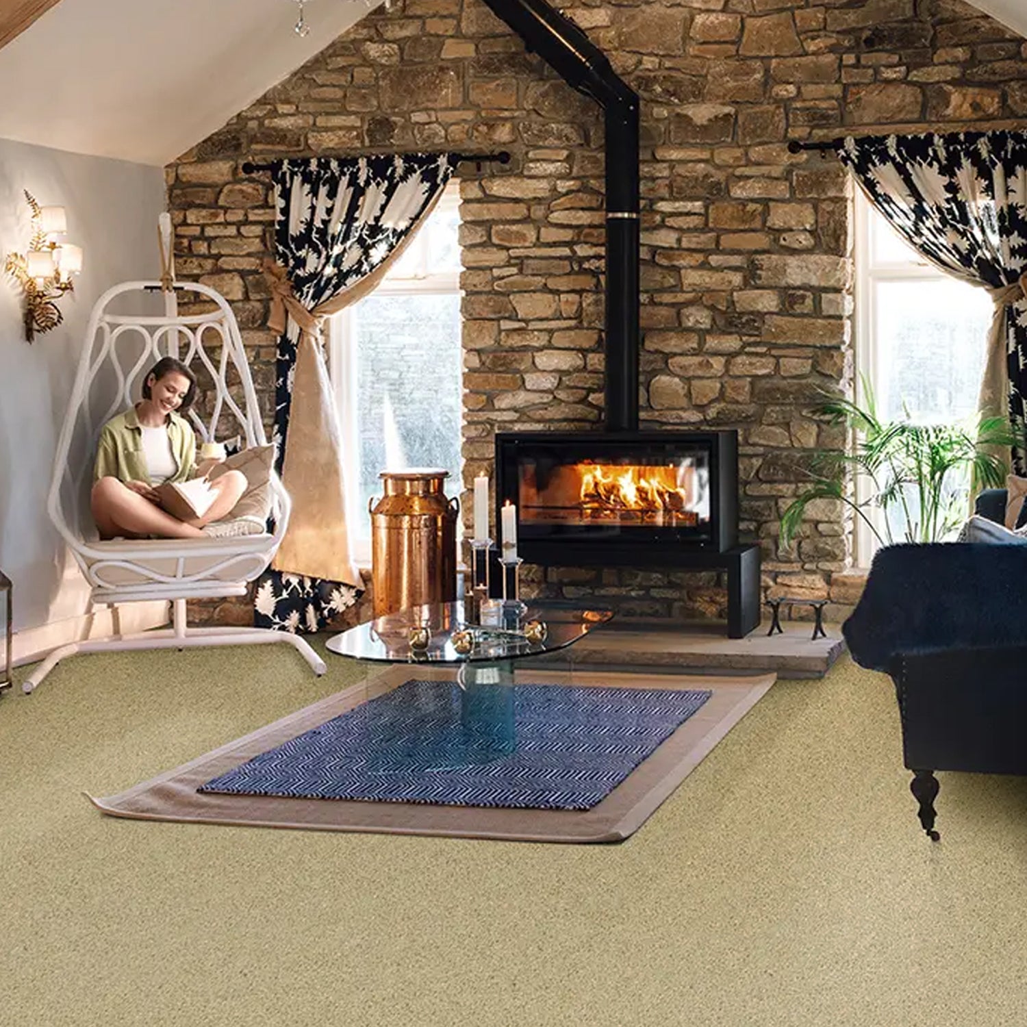 Furlong Flooring Timeless Deluxe 80% Wool Blend Twist Carpet