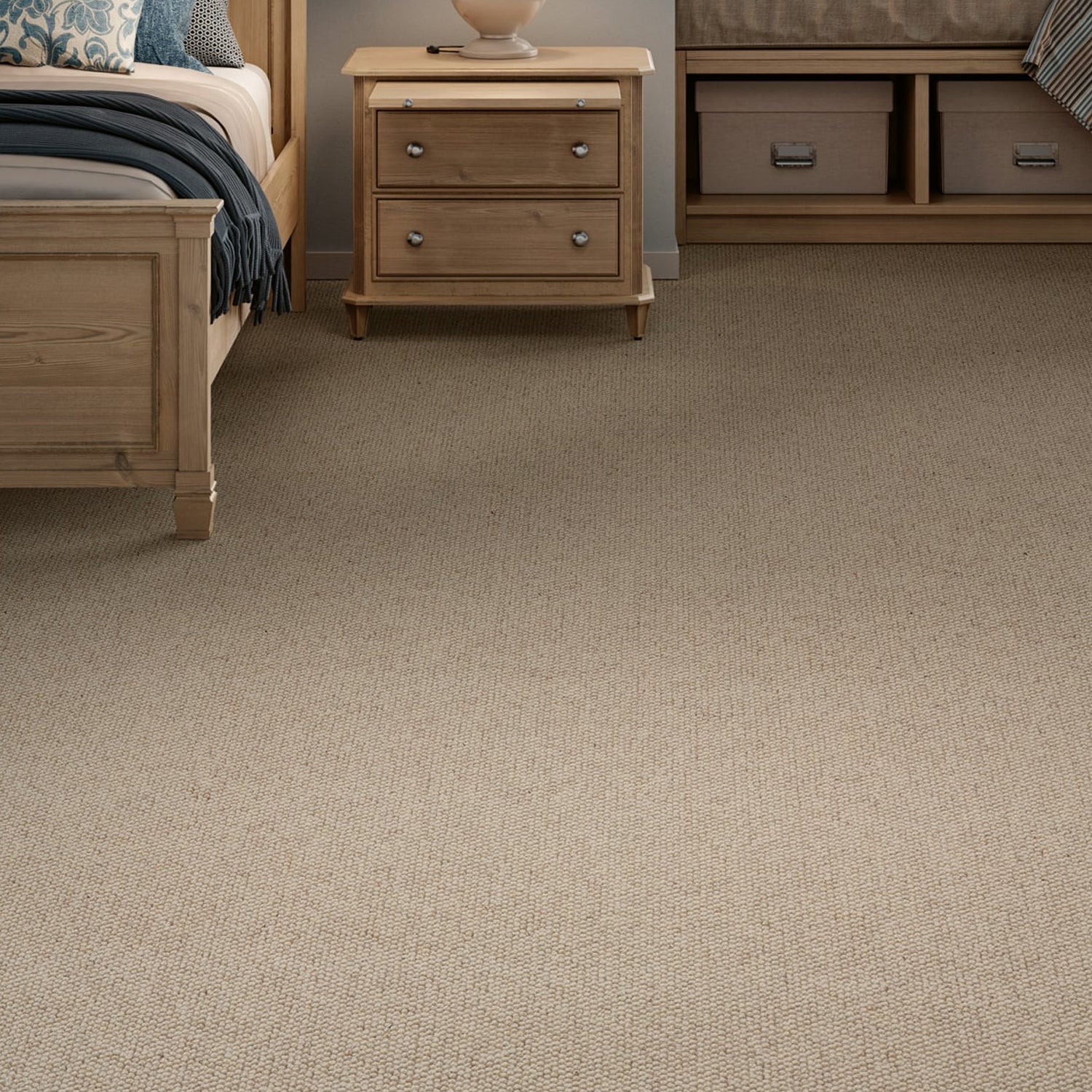 Causeway Carpets Galway Cobble 100% Wool Loop Pile Carpet