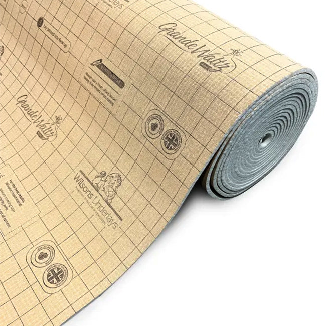 Wilsons GrandeWaltz 11mm PU and Memory Foam Underlay - 15.07m2 Full Roll