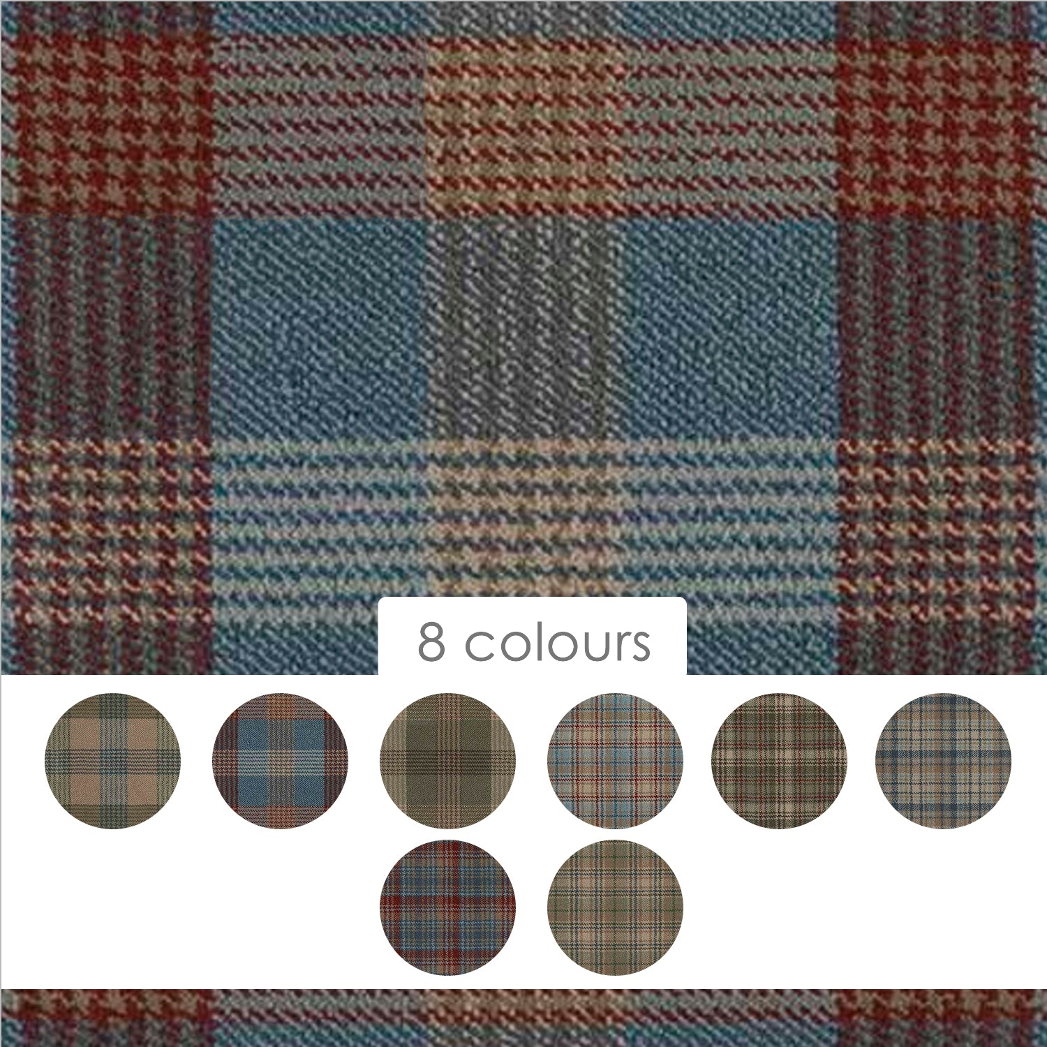 Hugh Mackay Harrison Tartan Axminster Wool Blend Carpet
