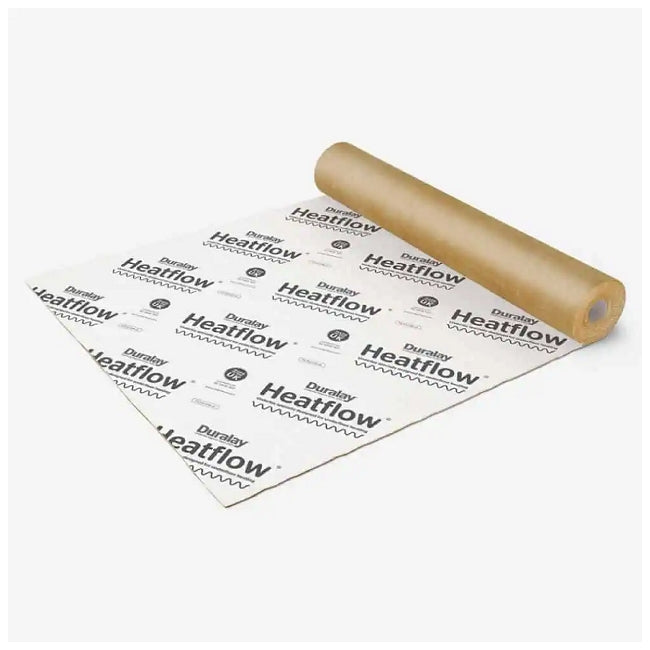 Duralay Heatflow Wood and Laminate 3mm Sponge Rubber Laminate Underlay - 15.07m2 Full Roll