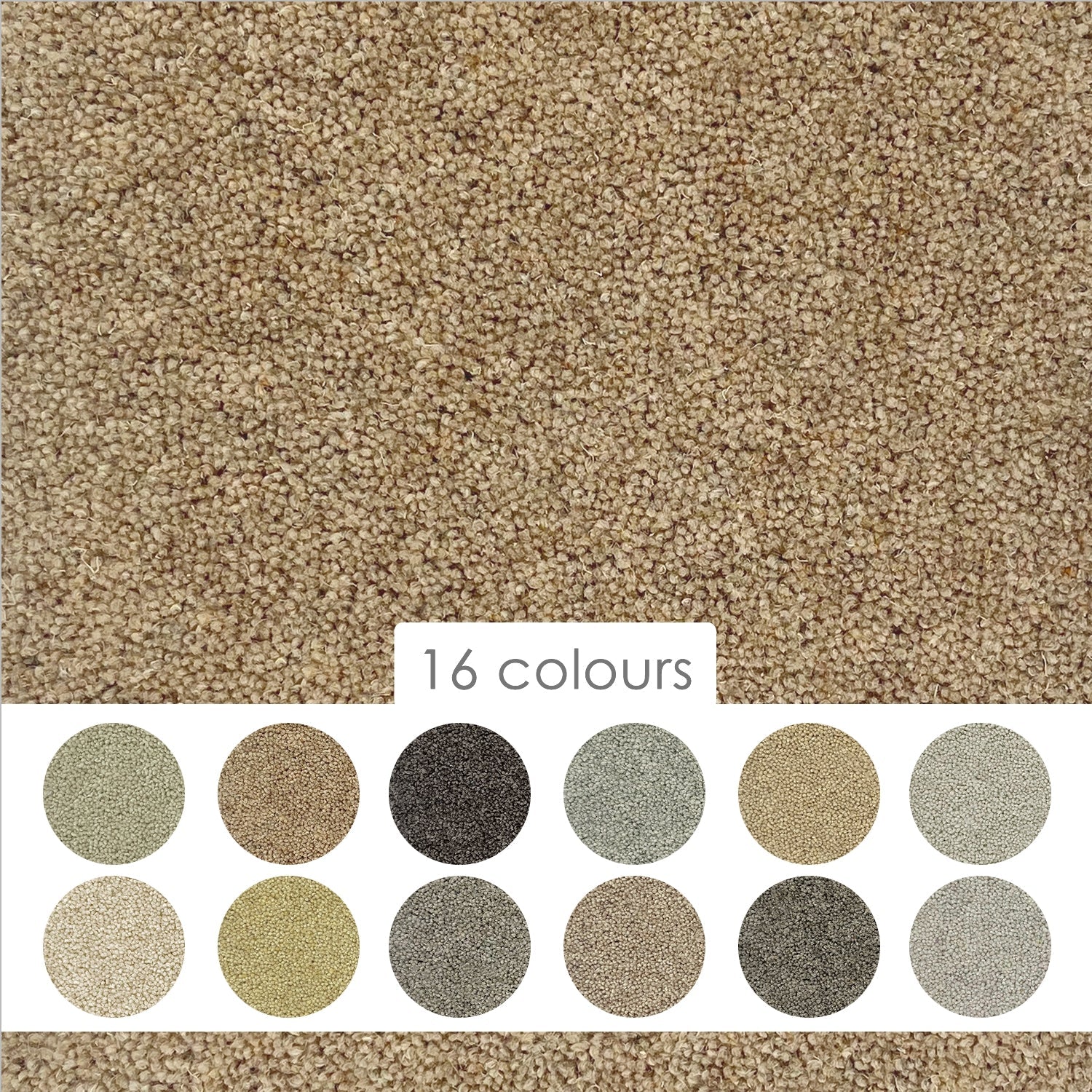 Hugh Mackay 40oz Durham Twist Naturals 80% Wool Blend Twist Carpet