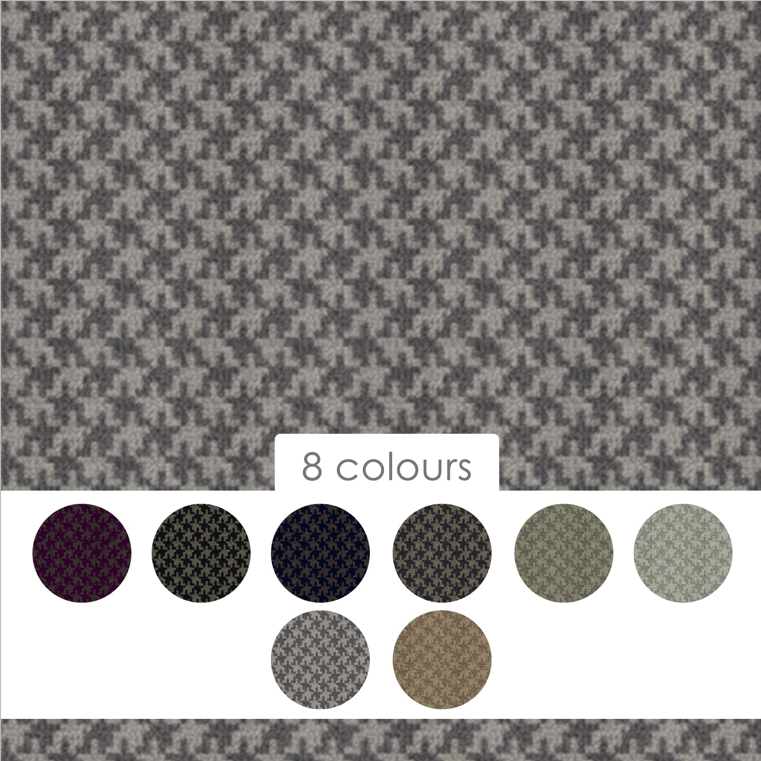 Hugh Mackay Metropol Houndstooth 80% Wool Blend Twist Carpet