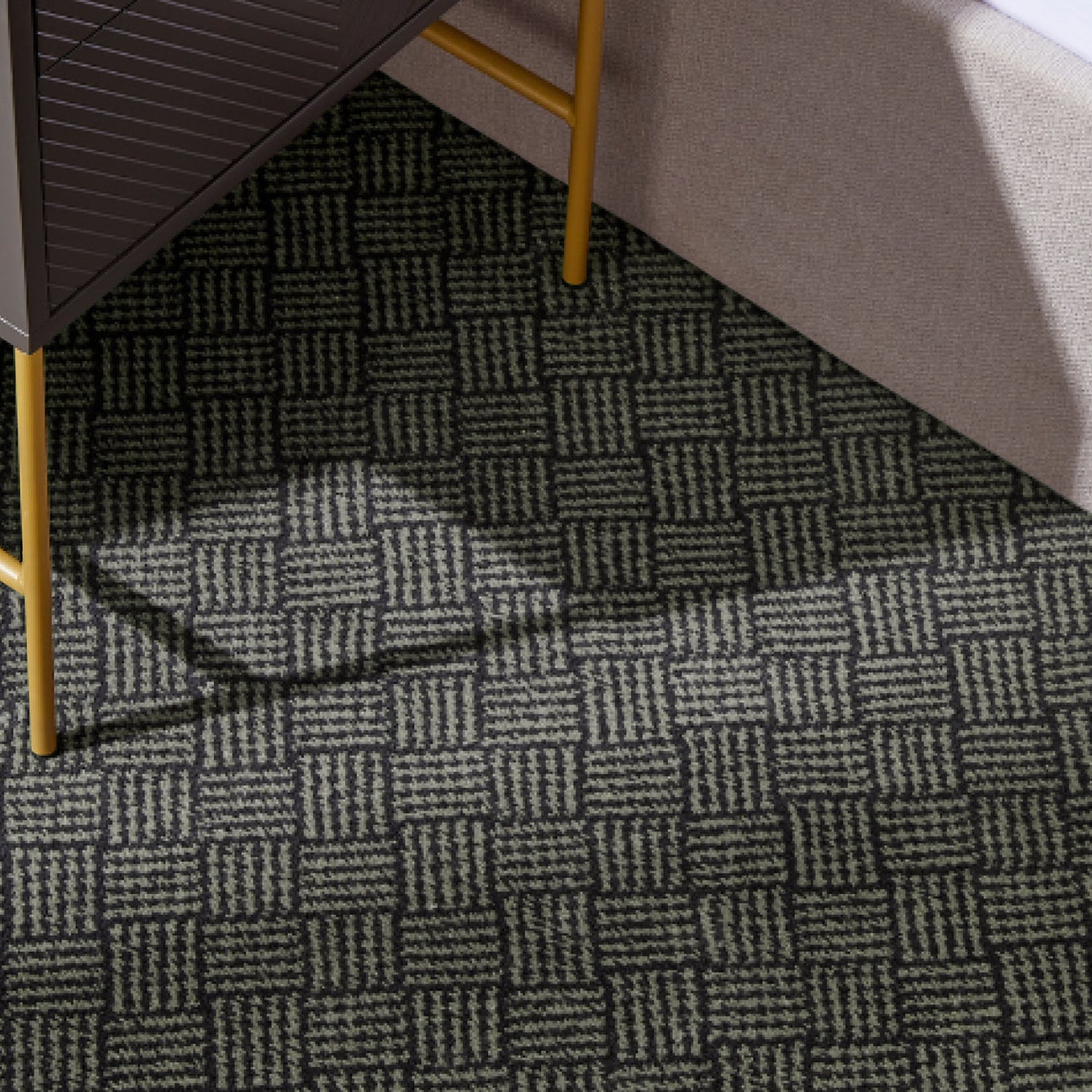 Hugh Mackay Metropol Lattice 80% Wool Blend Twist Carpet