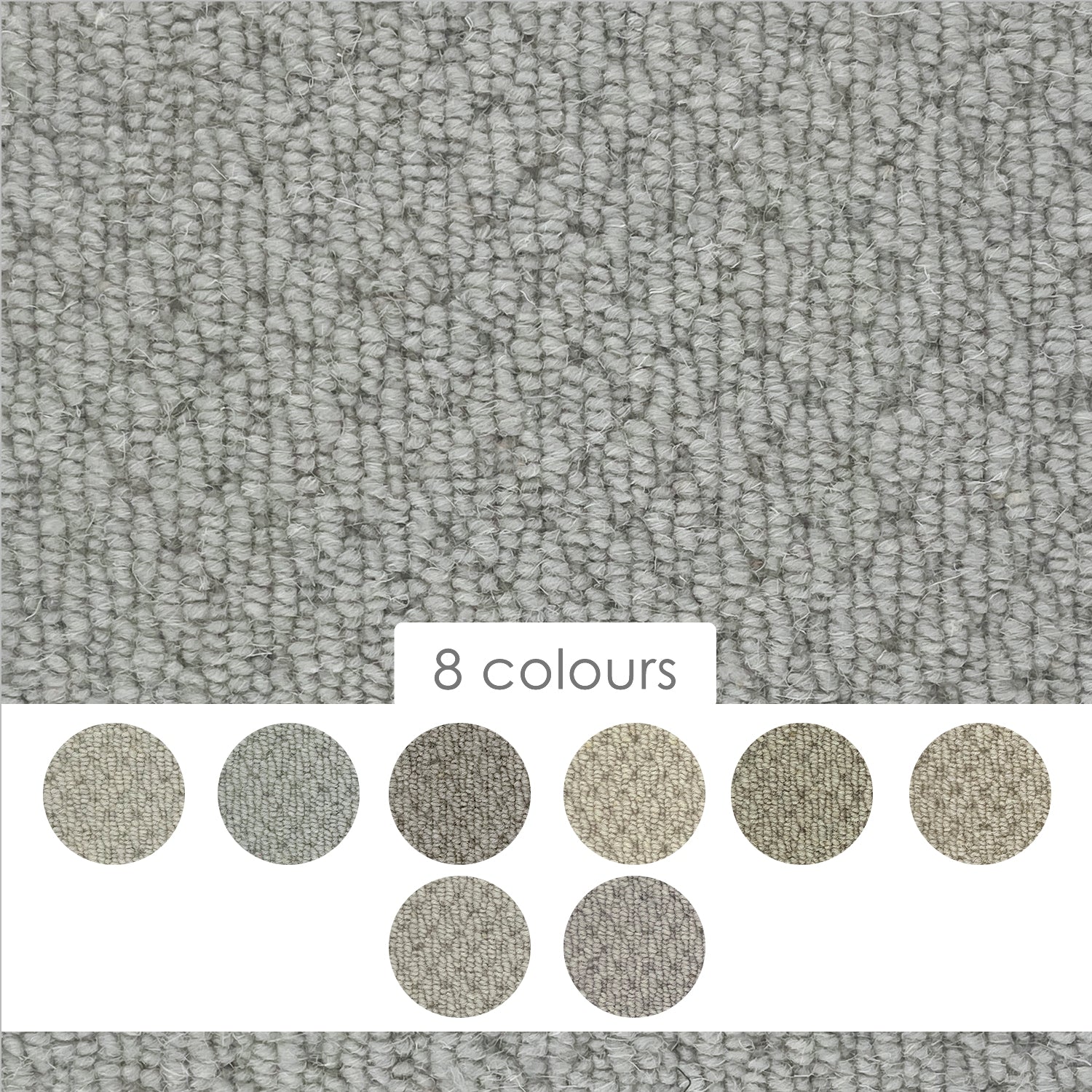 Hugh Mackay Natural Origins Boucle 100% Wool Loop Carpet