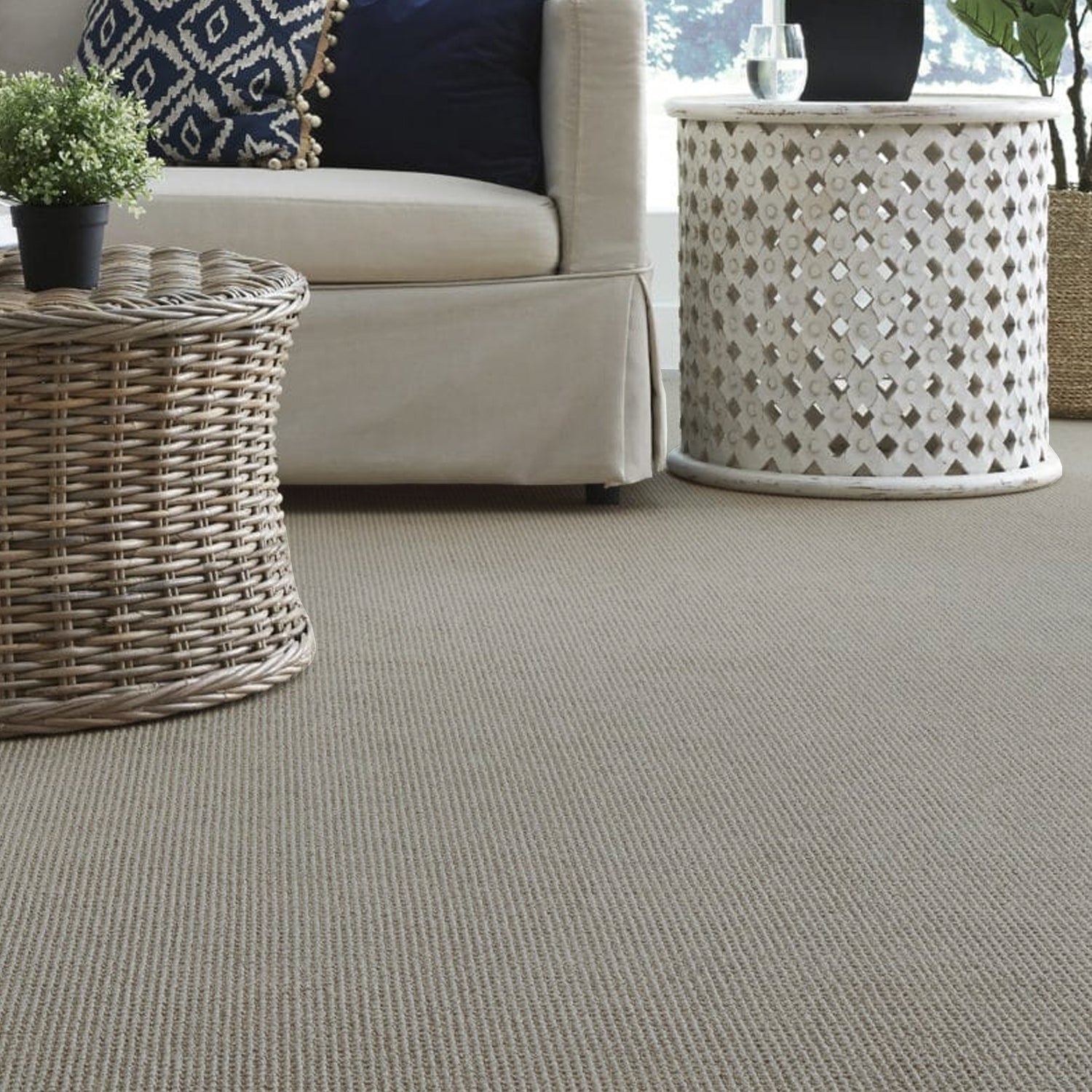 Hugh Mackay Natural Origins Rib 100% Wool Loop Carpet