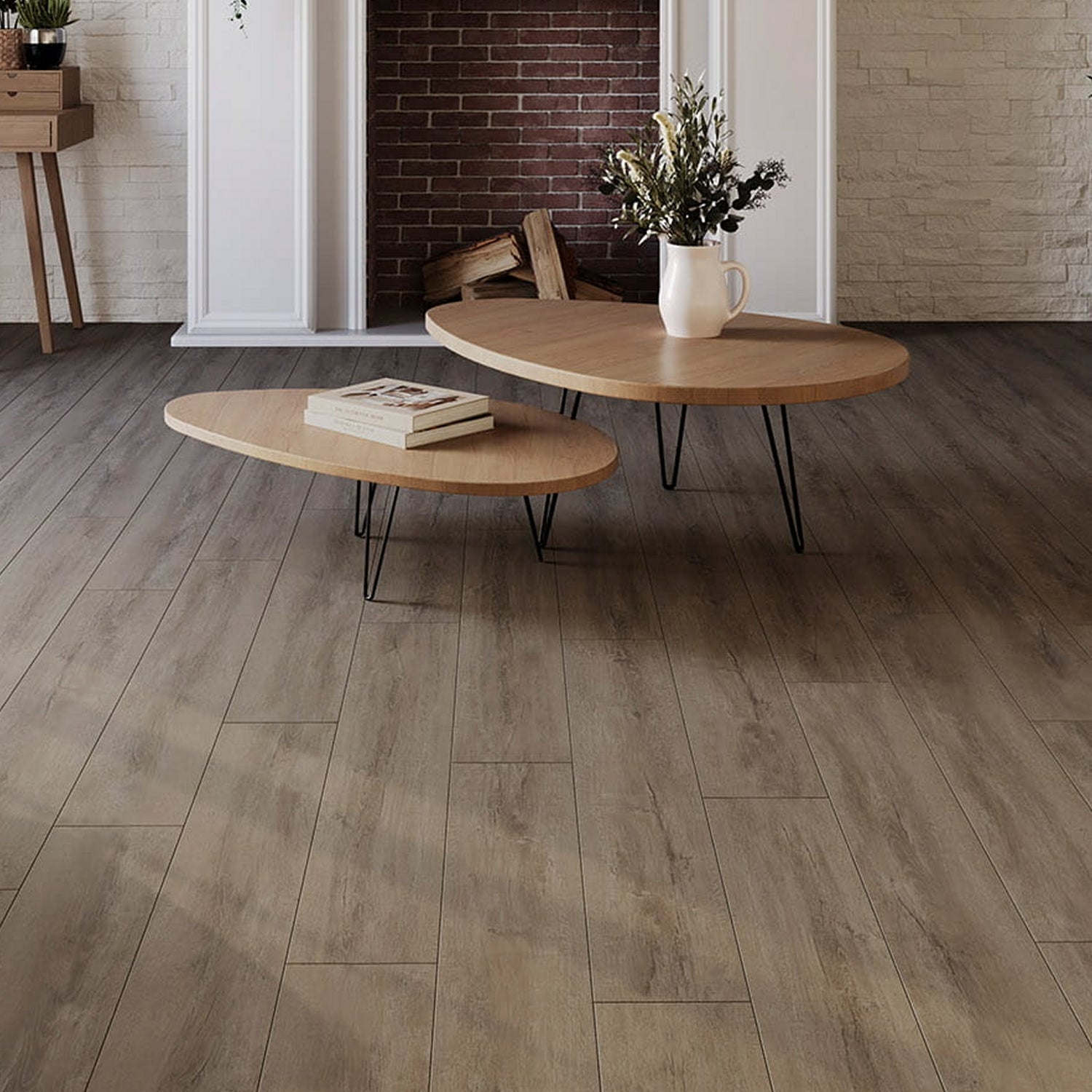 Invictus Maximus Gluedown LVT Flooring in Country Oak Barley - 3.34m2 Full Pack