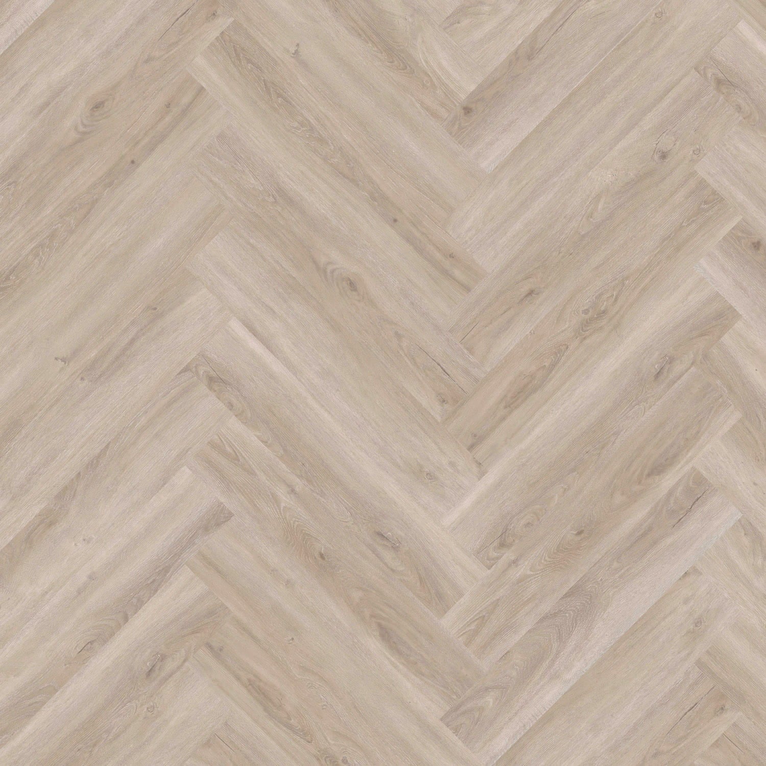 Invictus Maximus Gluedown LVT Flooring in Divine Oak Pure Herringbone - 3.37m2 Full Pack