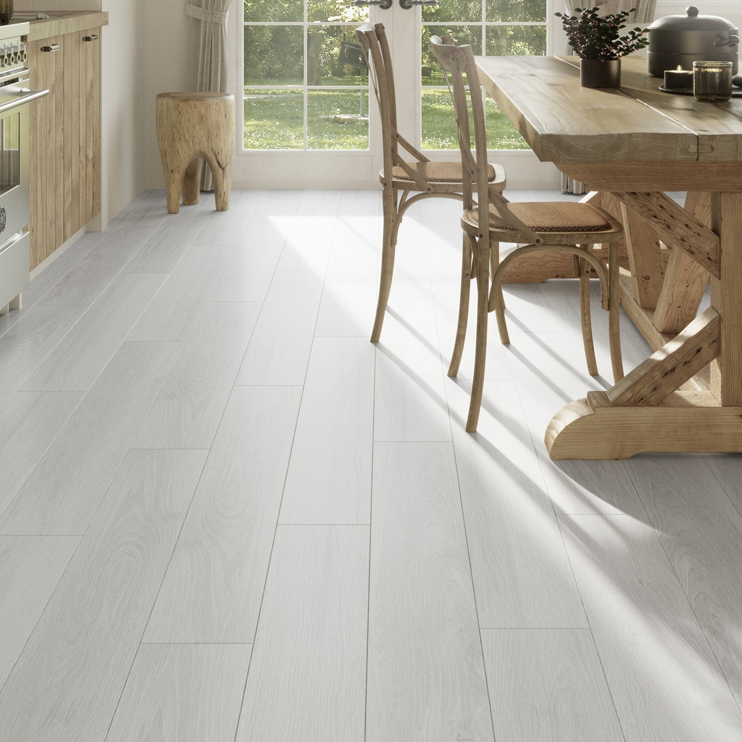 Invictus Maximus Click LVT Flooring in French Oak Polar - 1.725m2 Full Pack