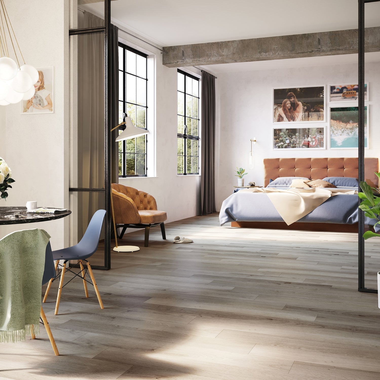 Invictus Maximus Click LVT Flooring in Highland Oak Canyon - 1.725m2 Full Pack