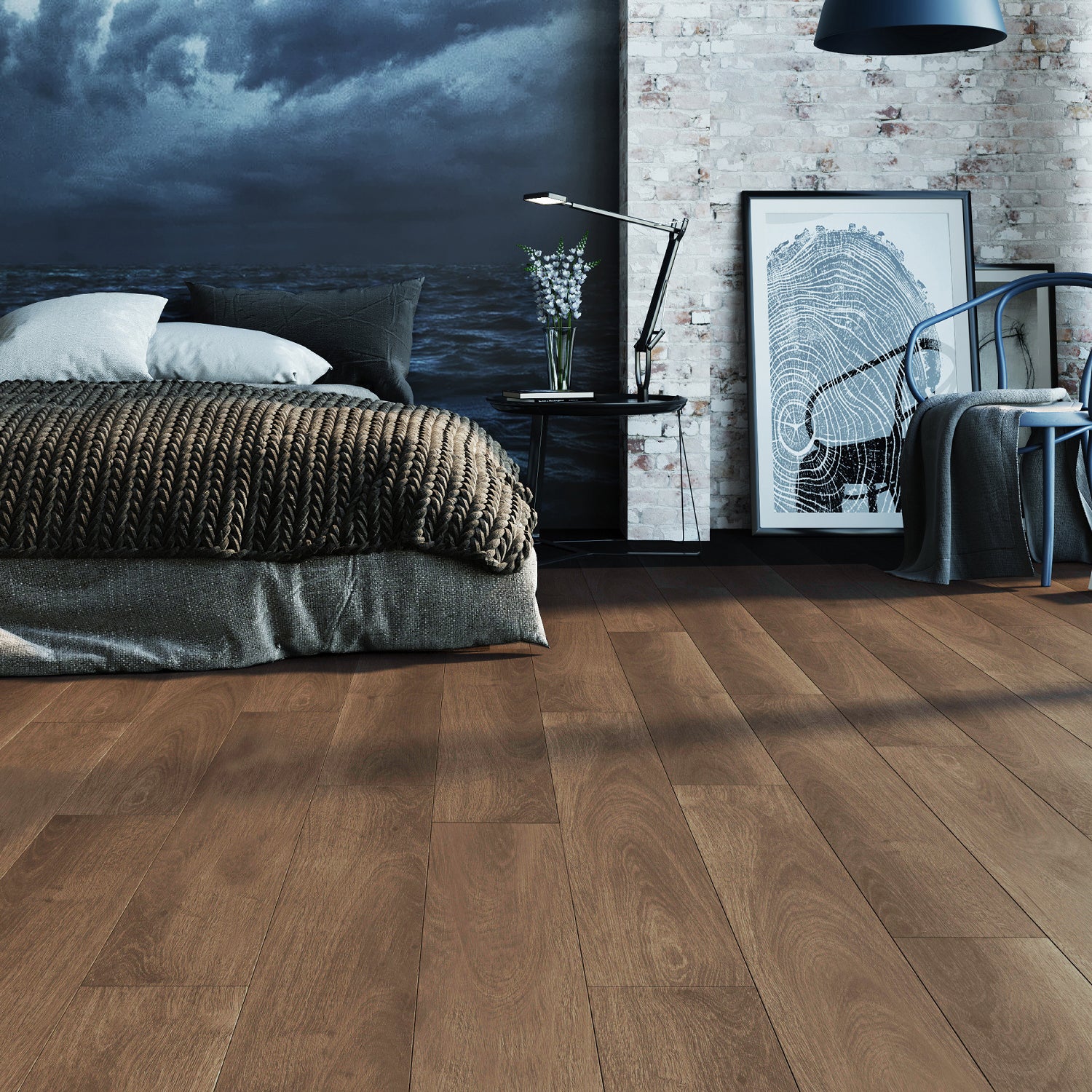Invictus Maximus Click LVT Flooring in Highland Oak Chocolate - 1.725m2 Full Pack