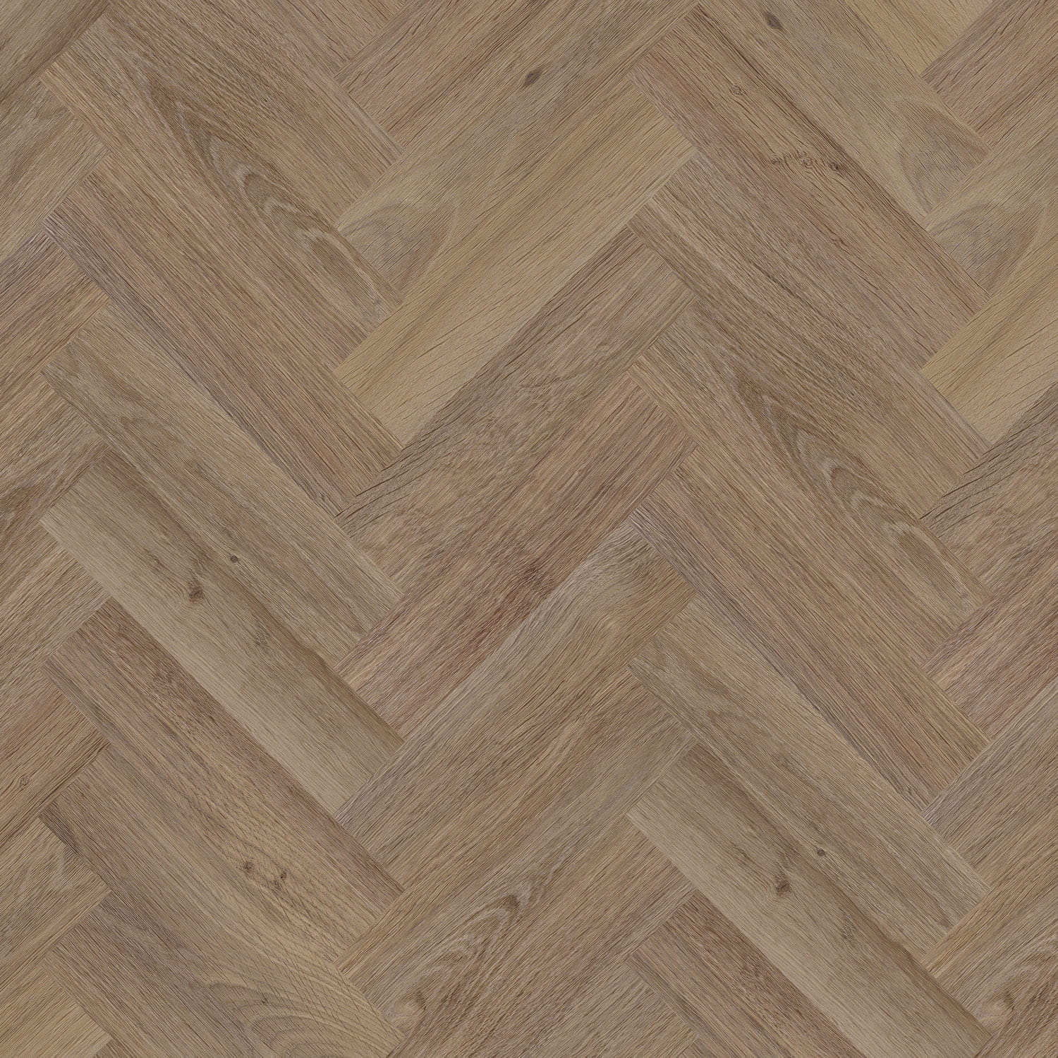 Invictus Maximus Gluedown LVT Flooring in Highland Oak Roasted Parquet - 1.4m2 Full Pack