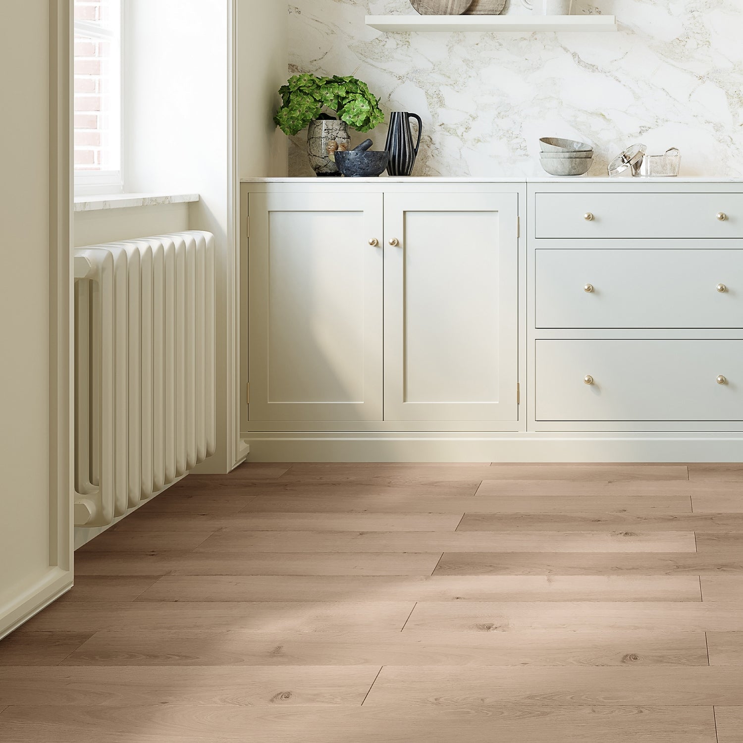 Invictus Maximus Gluedown LVT Flooring in Highland Oak Roasted - 3.25m2 Full Pack