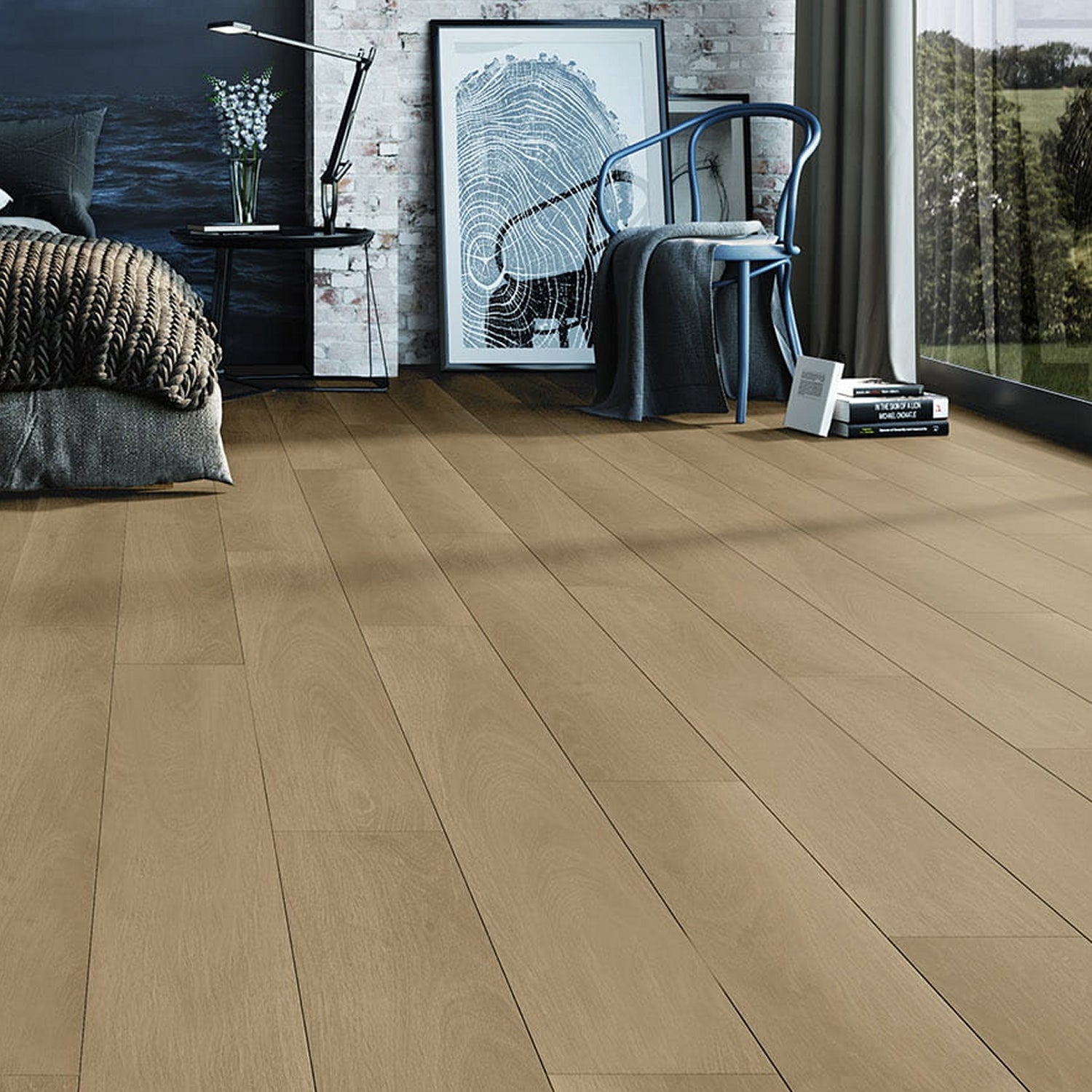 Invictus Maximus Click LVT Flooring in Highland Oak Sunrise - 1.725m2 Full Pack
