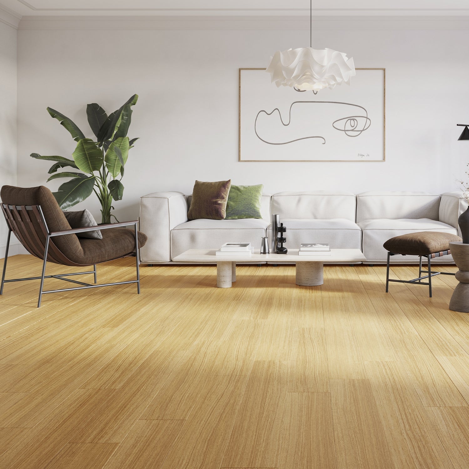 Invictus Maximus Gluedown LVT Flooring in Natural Teak Amber - 3.25m2 Full Pack