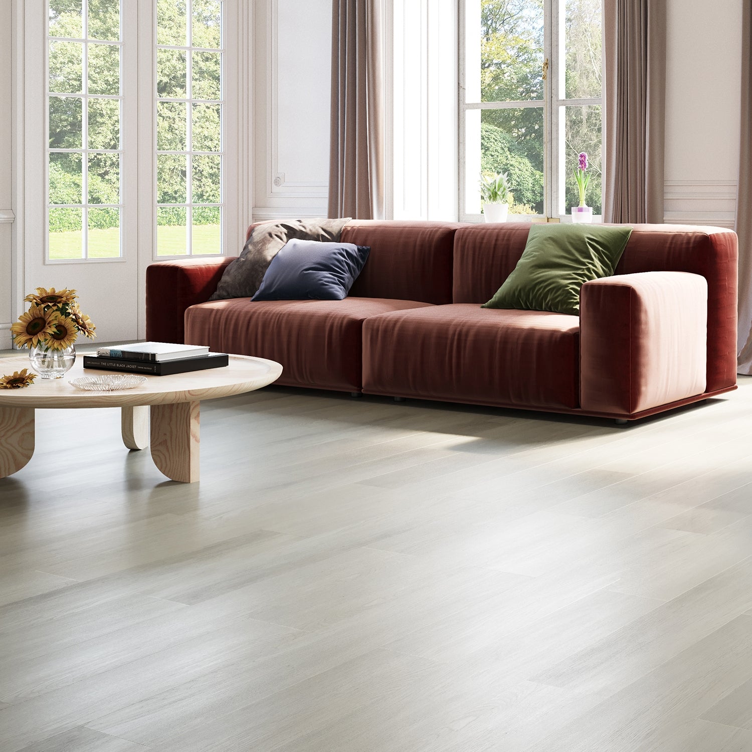 Invictus Maximus Click LVT Flooring in New England Oak Misty - 1.725m2 Full Pack