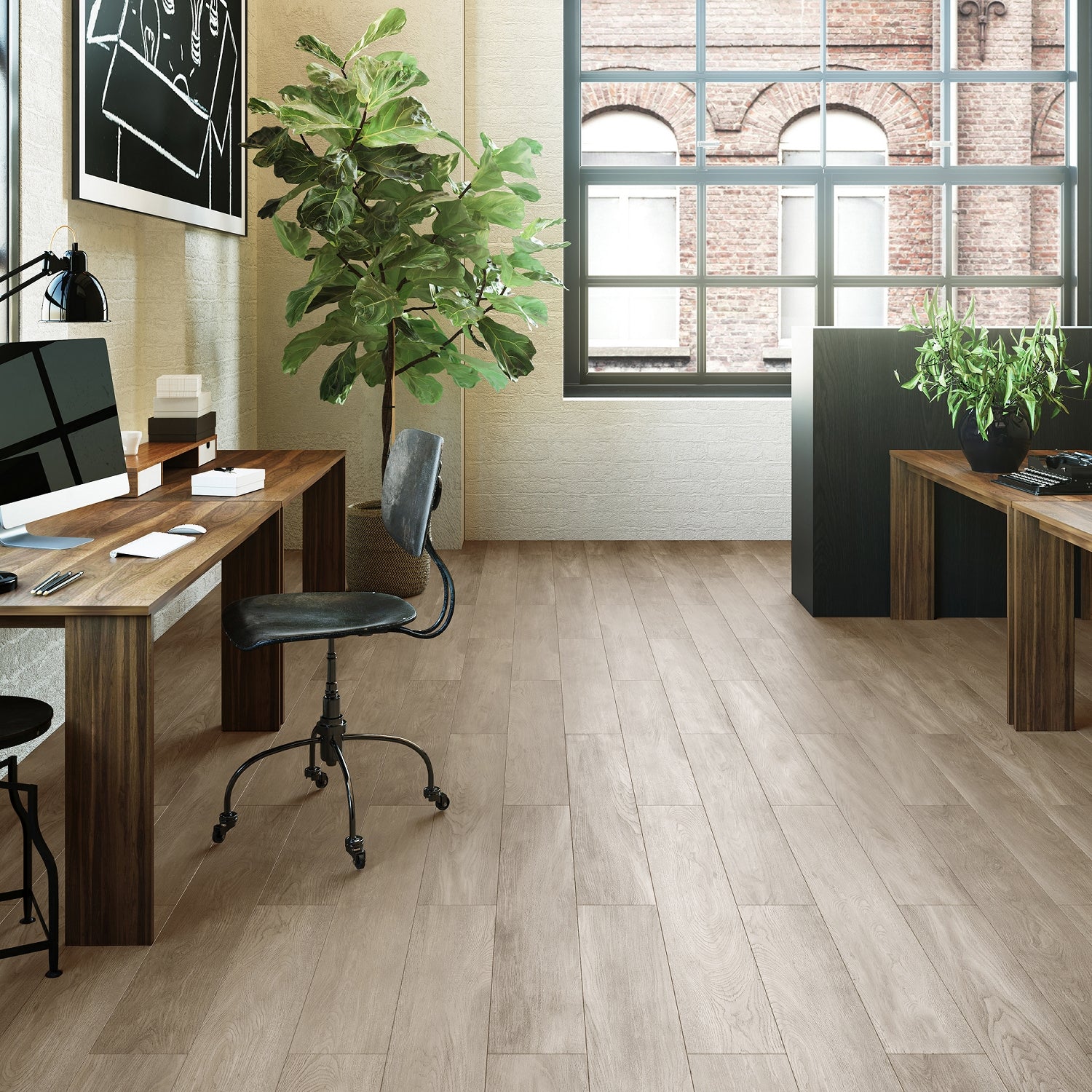 Invictus Maximus Click LVT Flooring in New England Oak Sand - 1.725m2 Full Pack