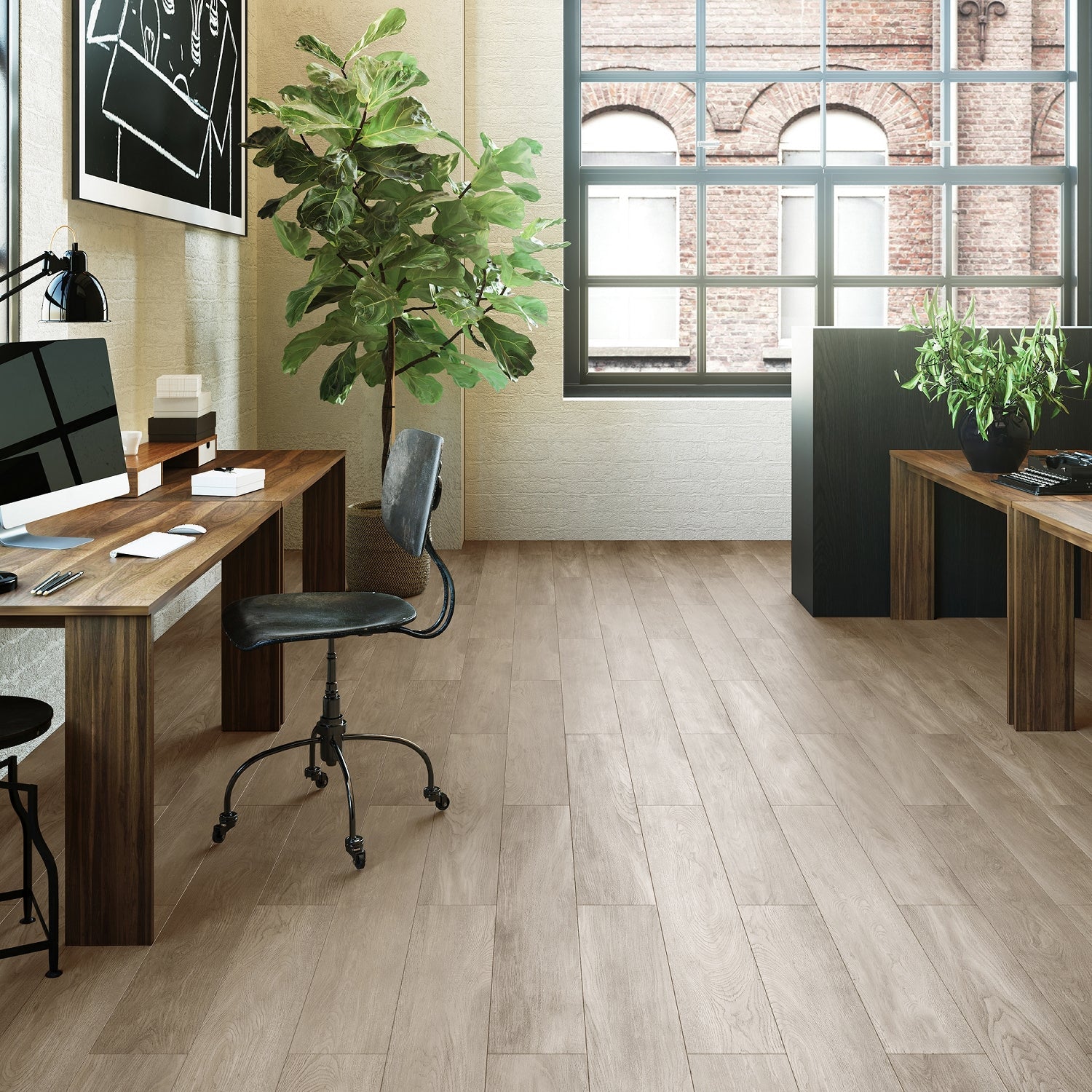 Invictus Maximus Gluedown LVT Flooring in New England Oak Sand - 3.25m2 Full Pack