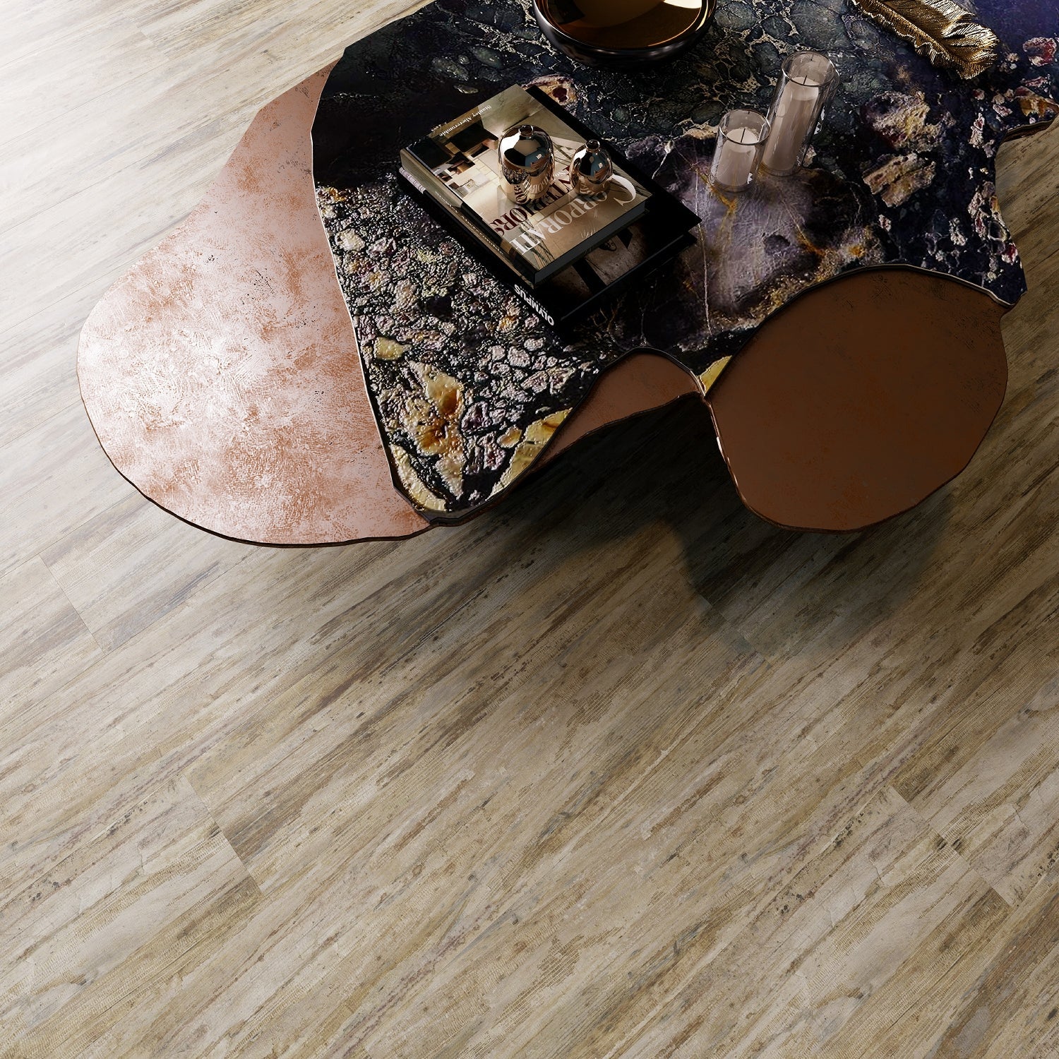 Invictus Maximus Gluedown LVT Flooring in Tropical Forest Havana - 3.25m2 Full Pack