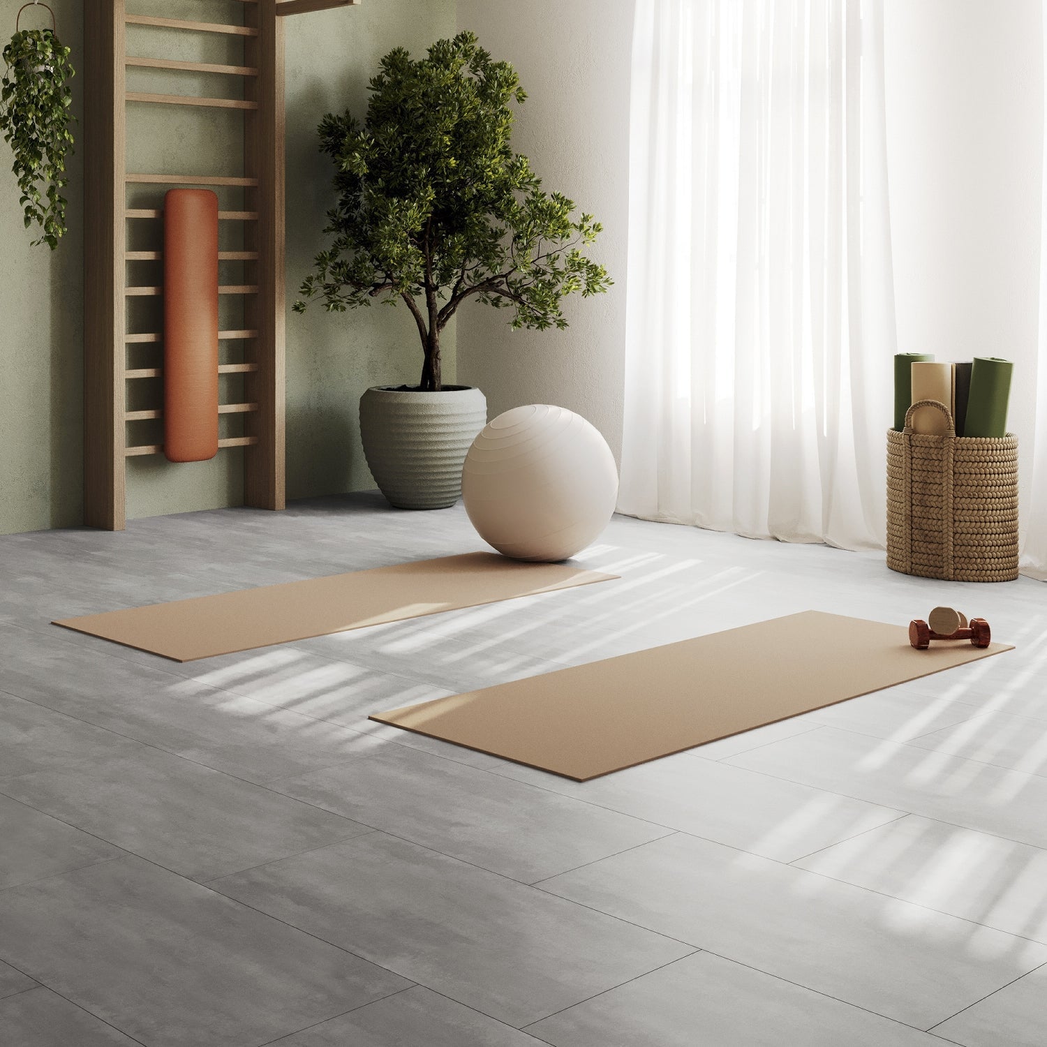 Invictus Maximus Gluedown LVT Flooring in Urban Loft Concrete - 3.34m2 Full Pack