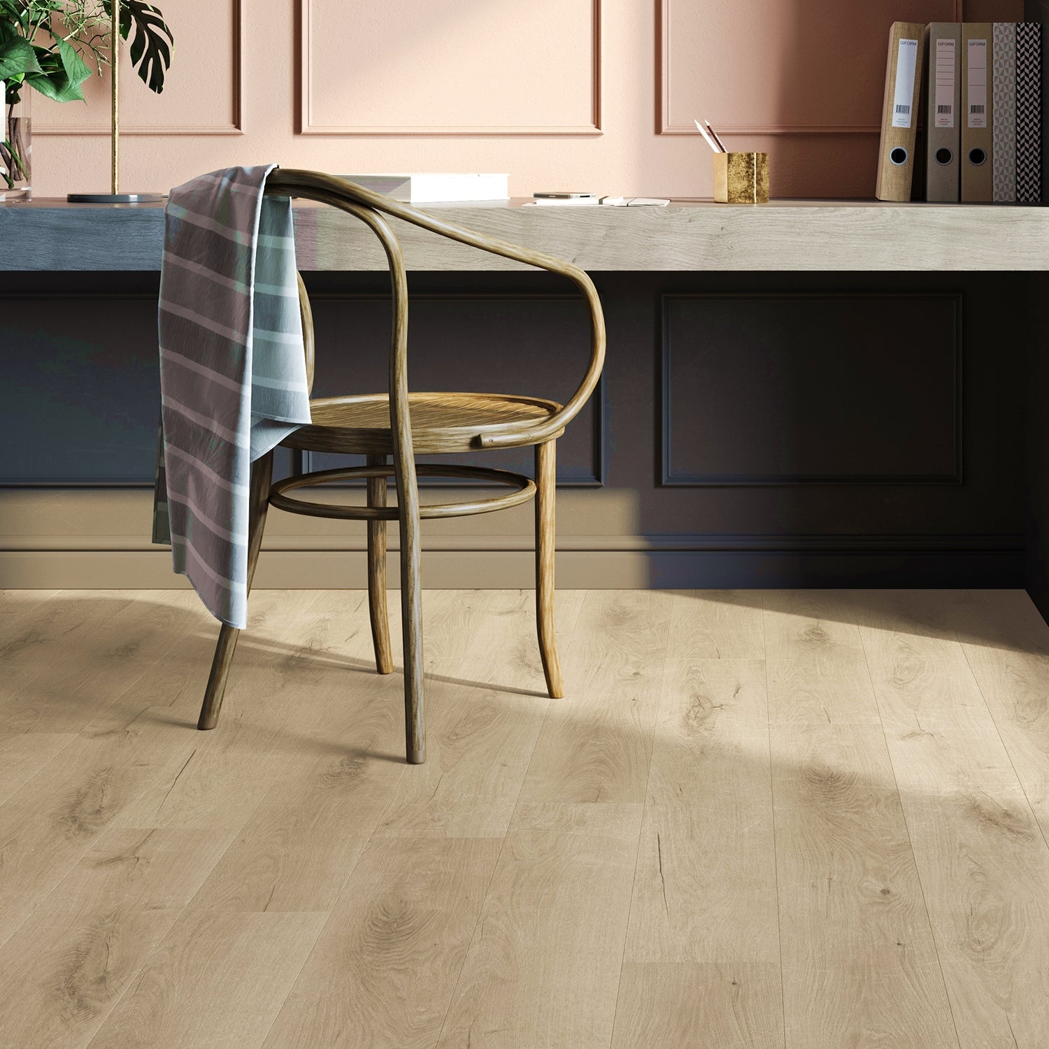 Invictus Primus Click LVT Flooring in Royal Oak Blonde - 2.22m2 Full Pack
