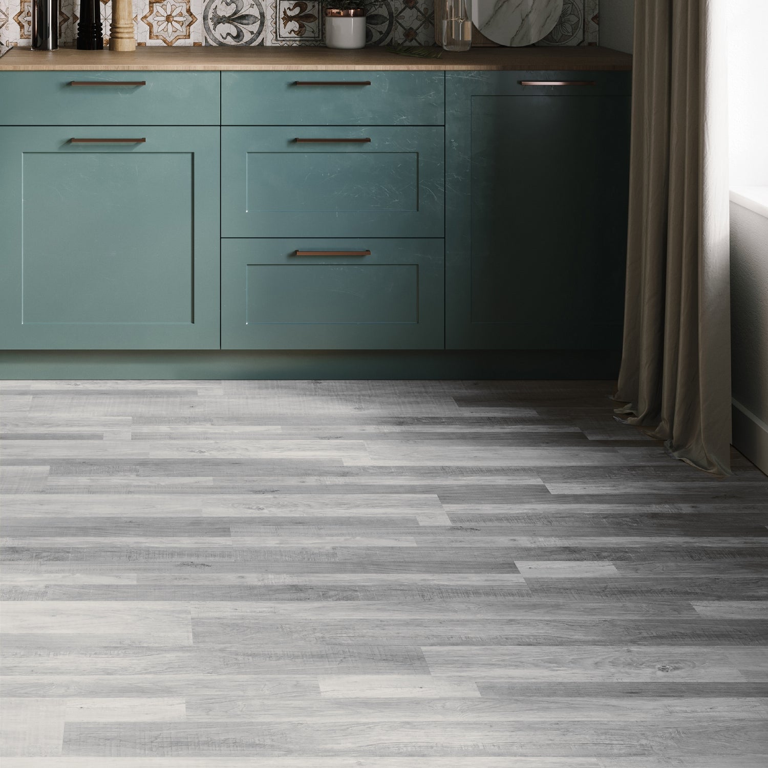 Invictus Primus Gluedown LVT Flooring in Vintage Oak Earl Grey - 3.69m2 Full Pack