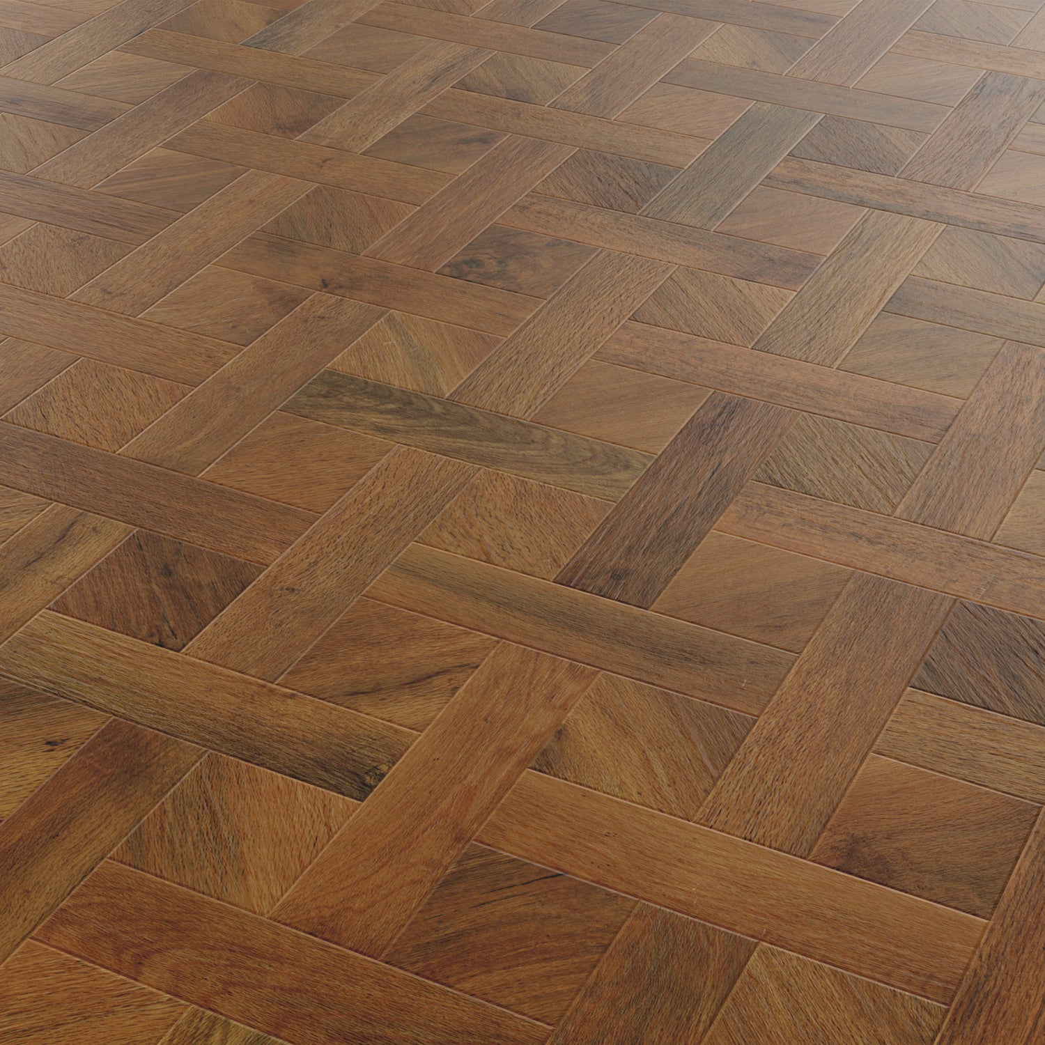 Karndean Art Select Gluedown LVT Flooring in Dawn Oak Basketweave SBW-HC01 - 3.48m2 Full Pack