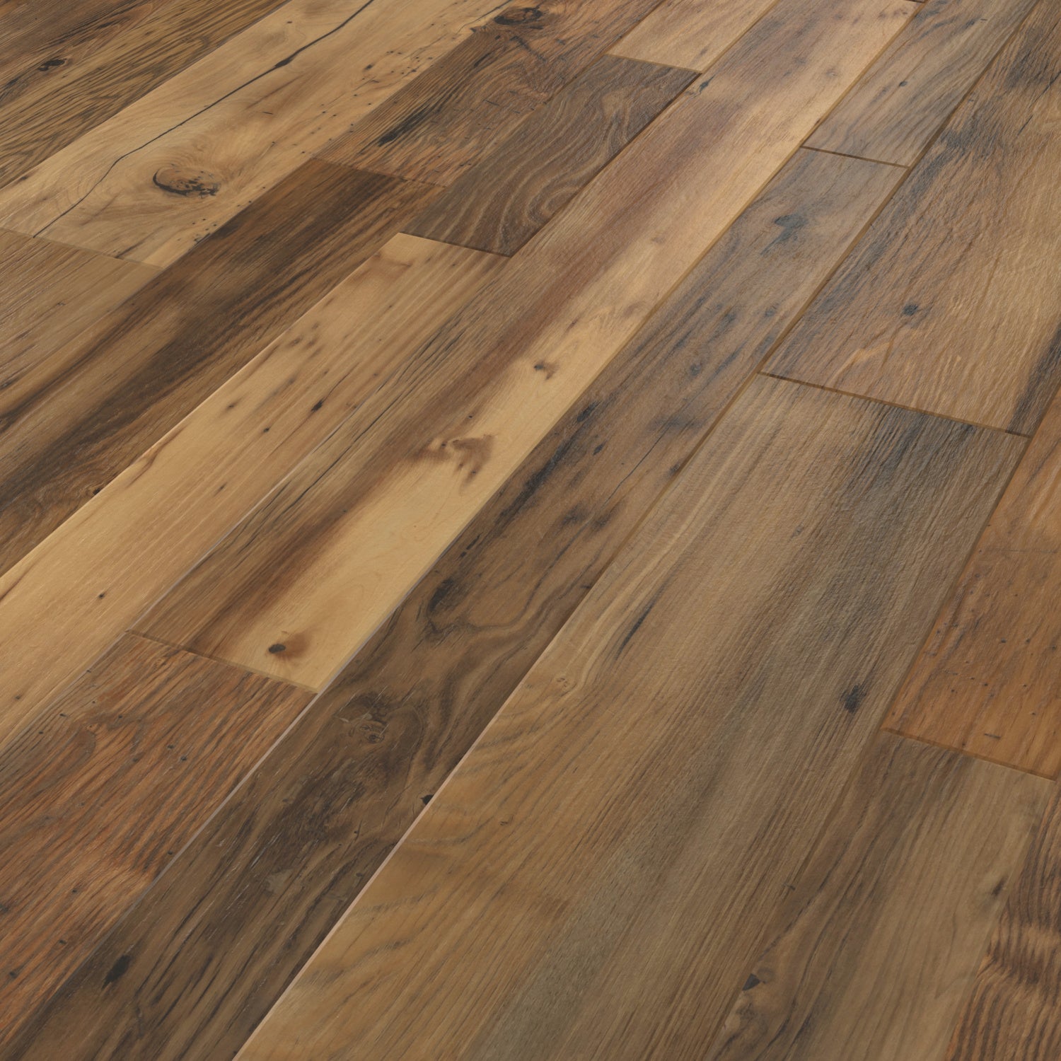 Karndean Art Select Gluedown LVT Flooring in Reclaimed Chestnut Random Plank RPL-EW21 - 3.9m2 Full Pack