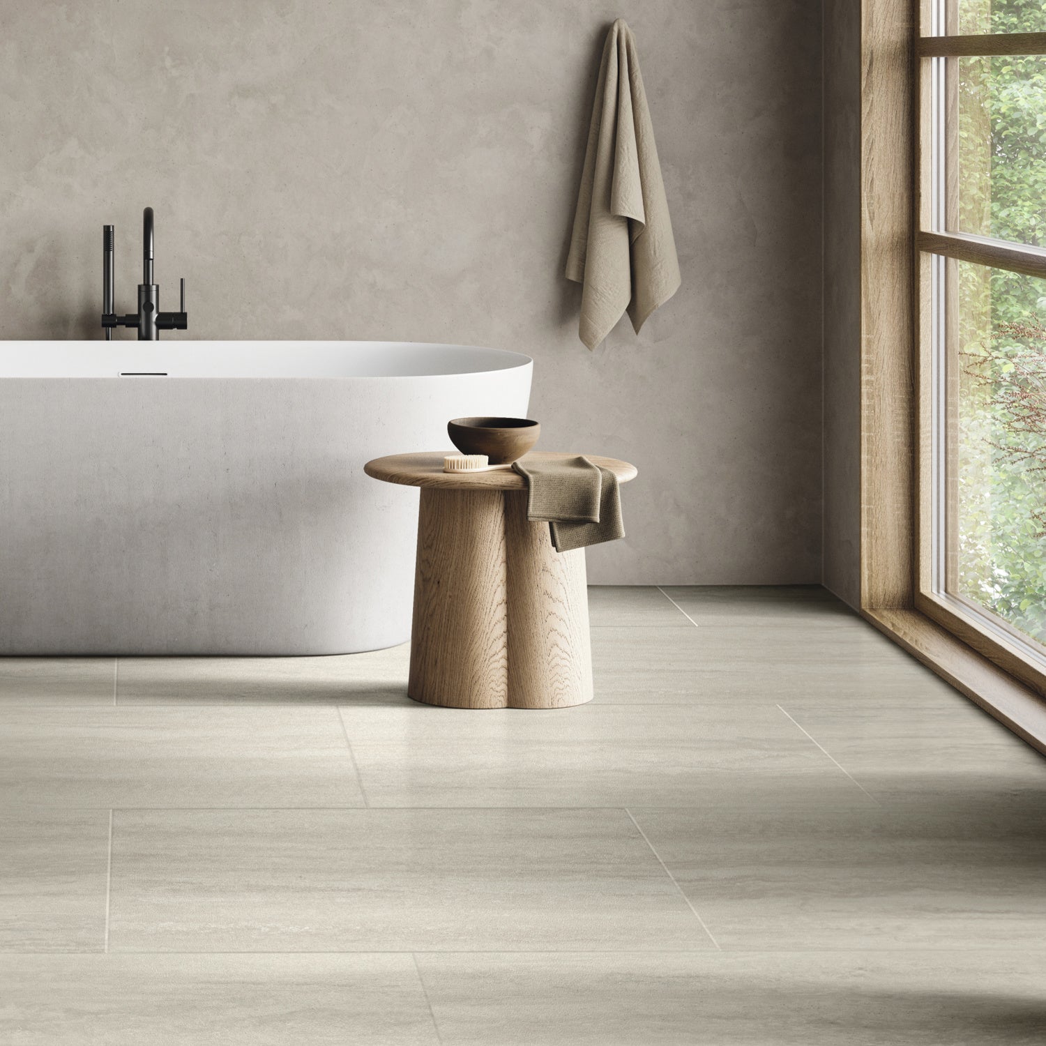 Karndean Art Select Gluedown LVT Flooring in Silk Travertino LM37 - 3.34m2 Full Pack