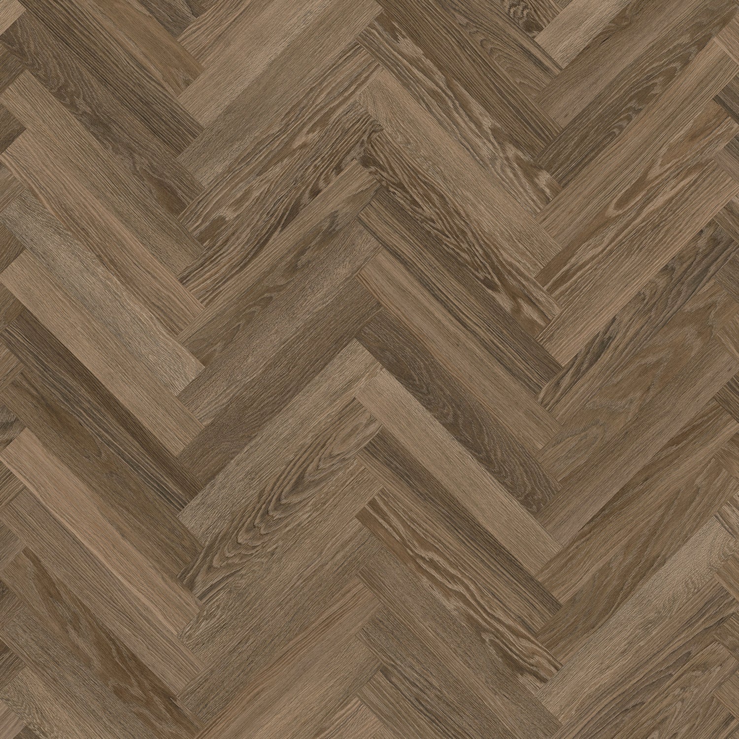 Karndean Knight Tile Gluedown LVT Flooring in Cocoa Limed Oak Herringbone SM-KP165 - 3.34m2 Full Pack