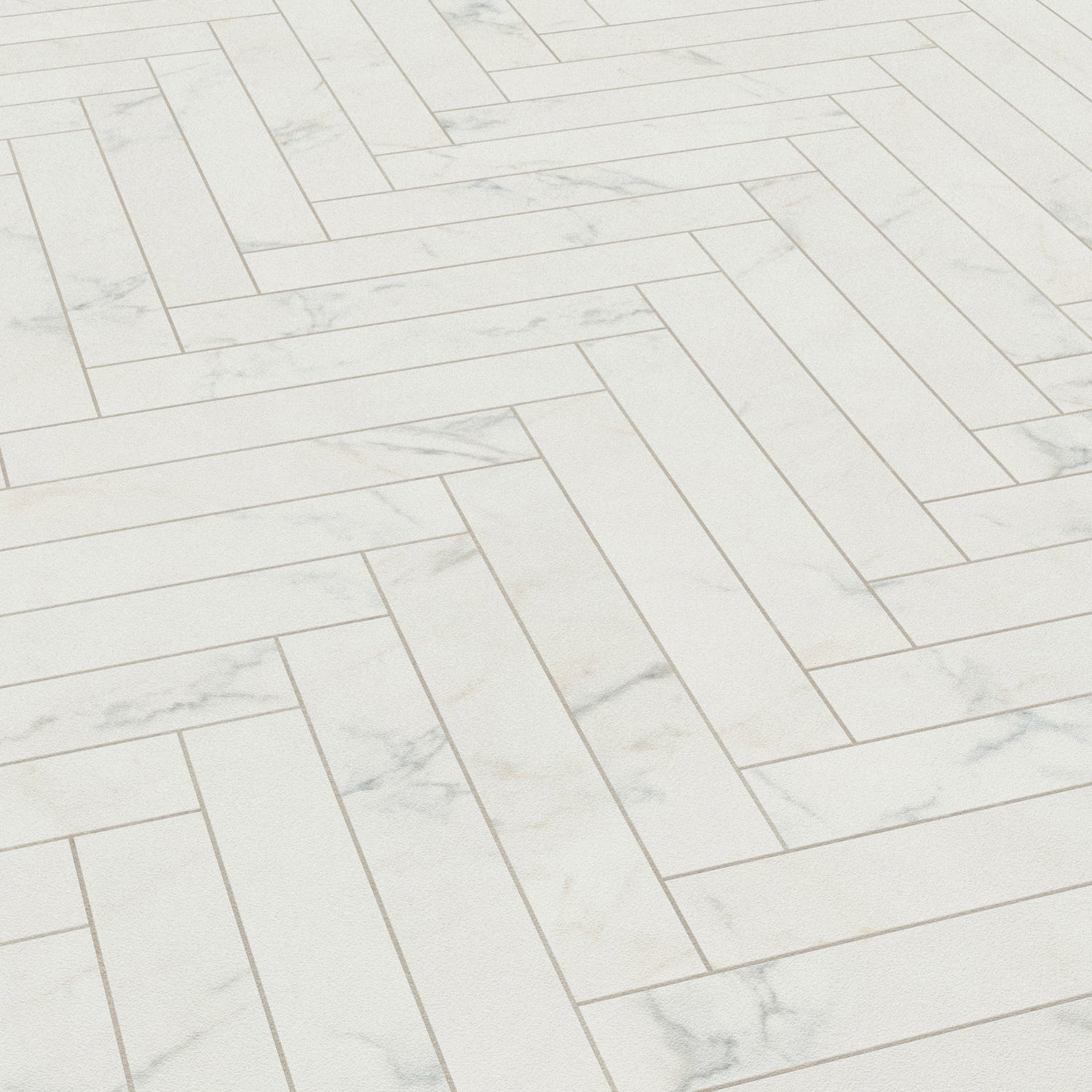 Karndean Knight Tile Gluedown LVT Flooring in Glacial Marble Herringbone SM-ST27 - 3.34m2 Full Pack