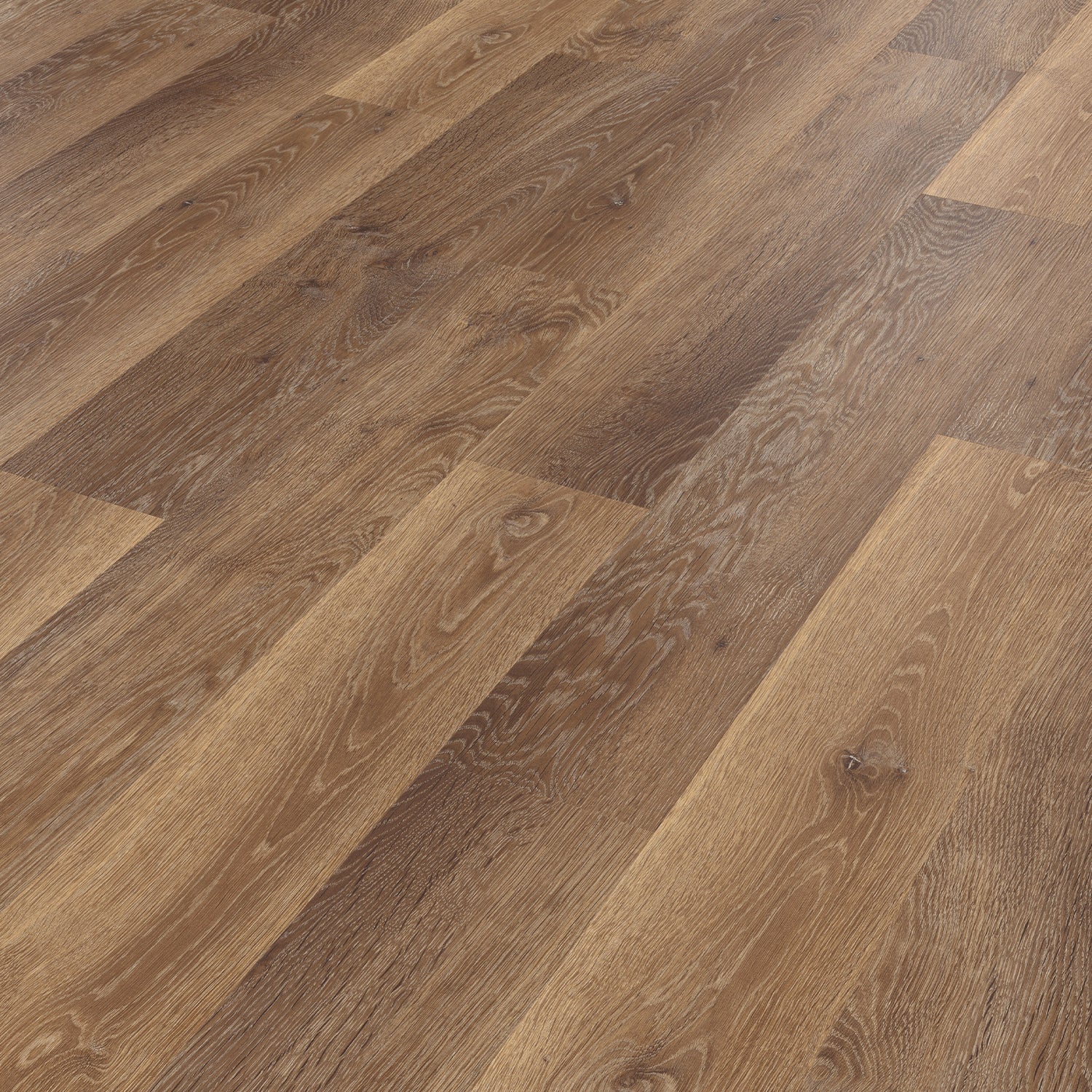 Karndean Knight Tile Gluedown LVT Flooring in Mid Limed Oak KP155 - 3.34m2 Full Pack