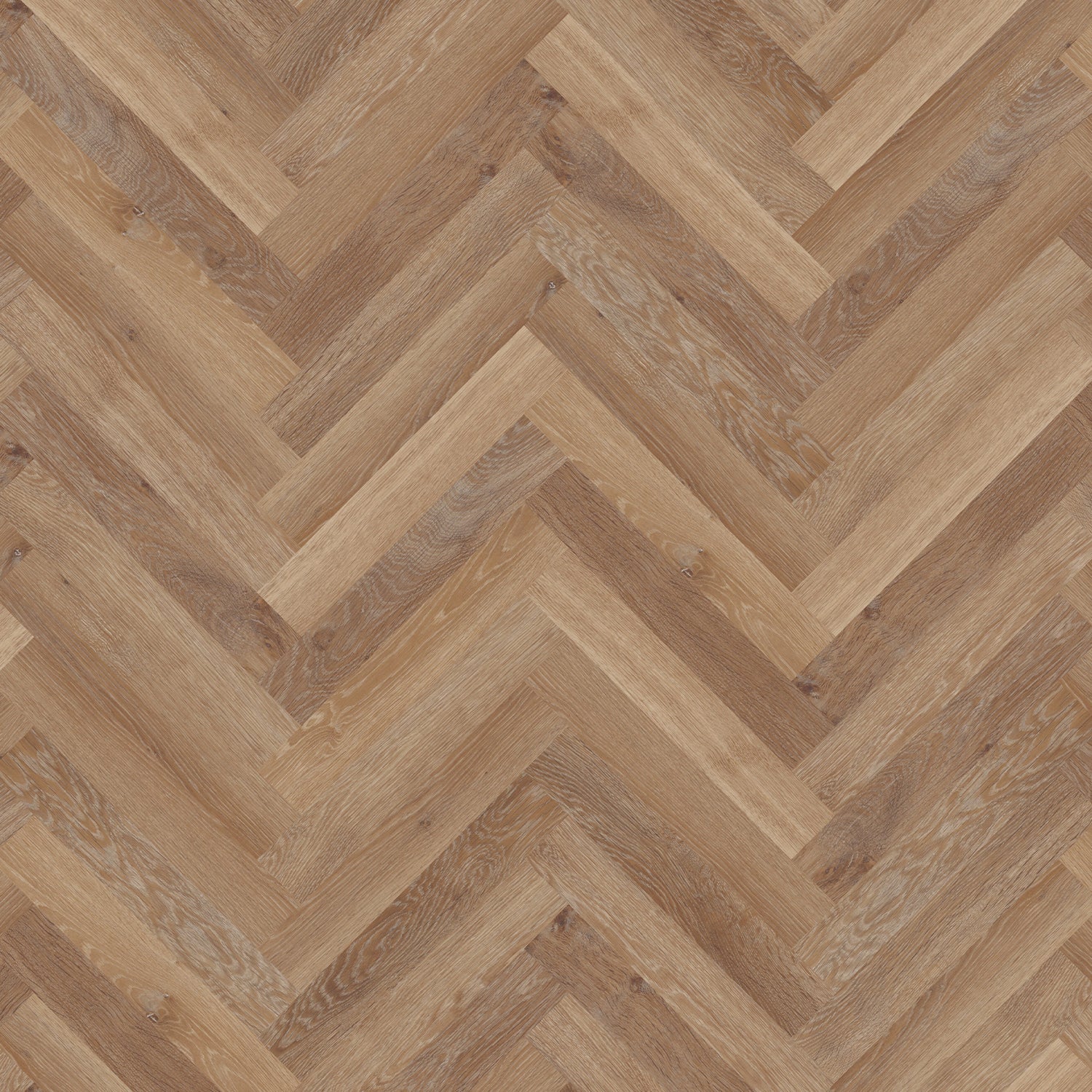 Karndean Knight Tile Gluedown LVT Flooring in Pale Limed Oak Herringbone SM-KP94 - 3.34m2 Full Pack
