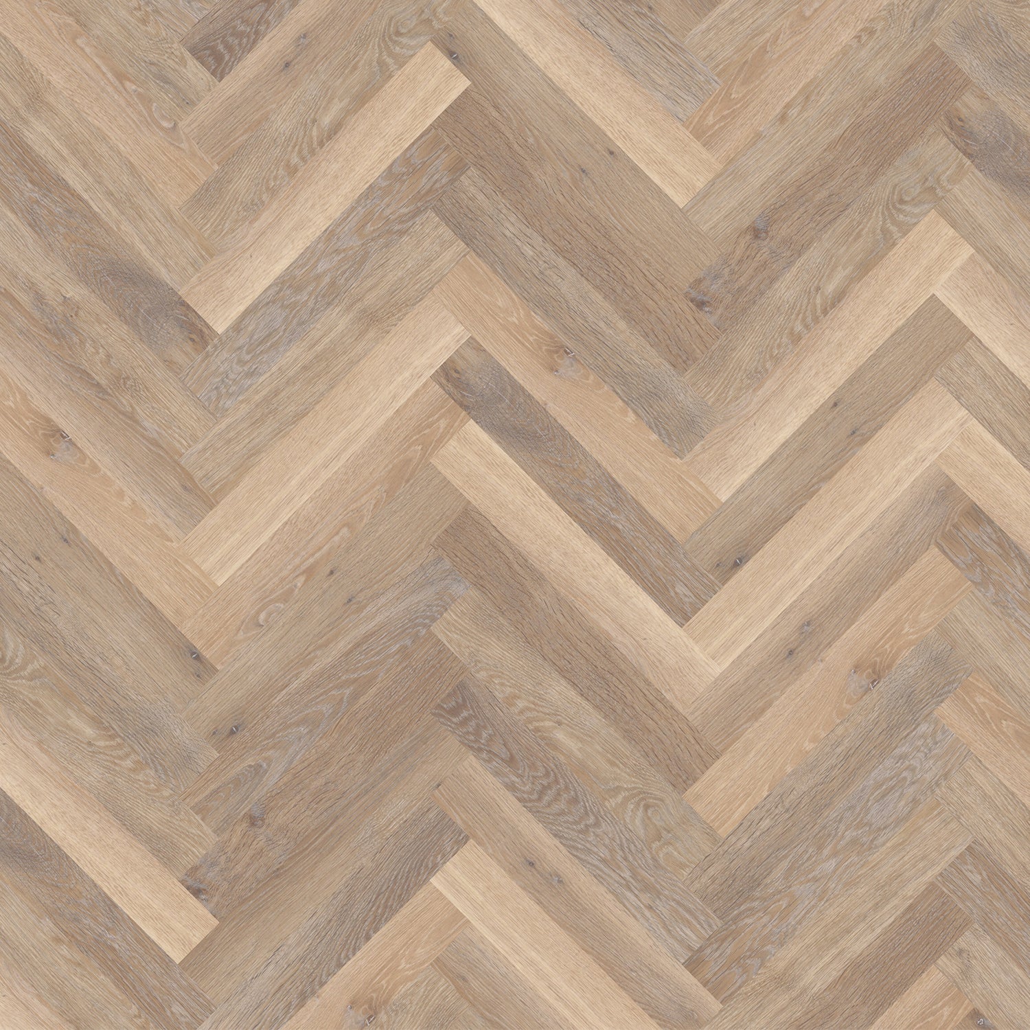 Karndean Knight Tile Gluedown LVT Flooring in Rose Washed Oak Herringbone SM-KP95 - 3.34m2 Full Pack
