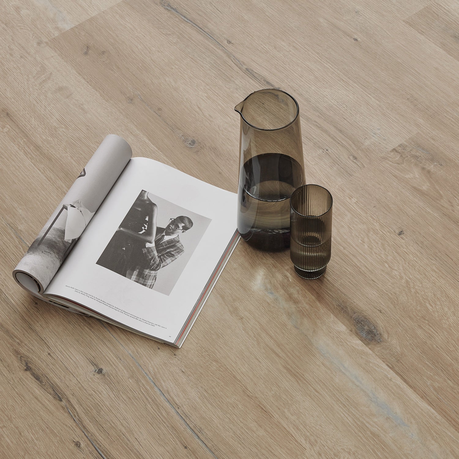 Karndean Knight Tile Gluedown LVT Flooring in Washed Character Oak KP144 - 3.34m2 Full Pack