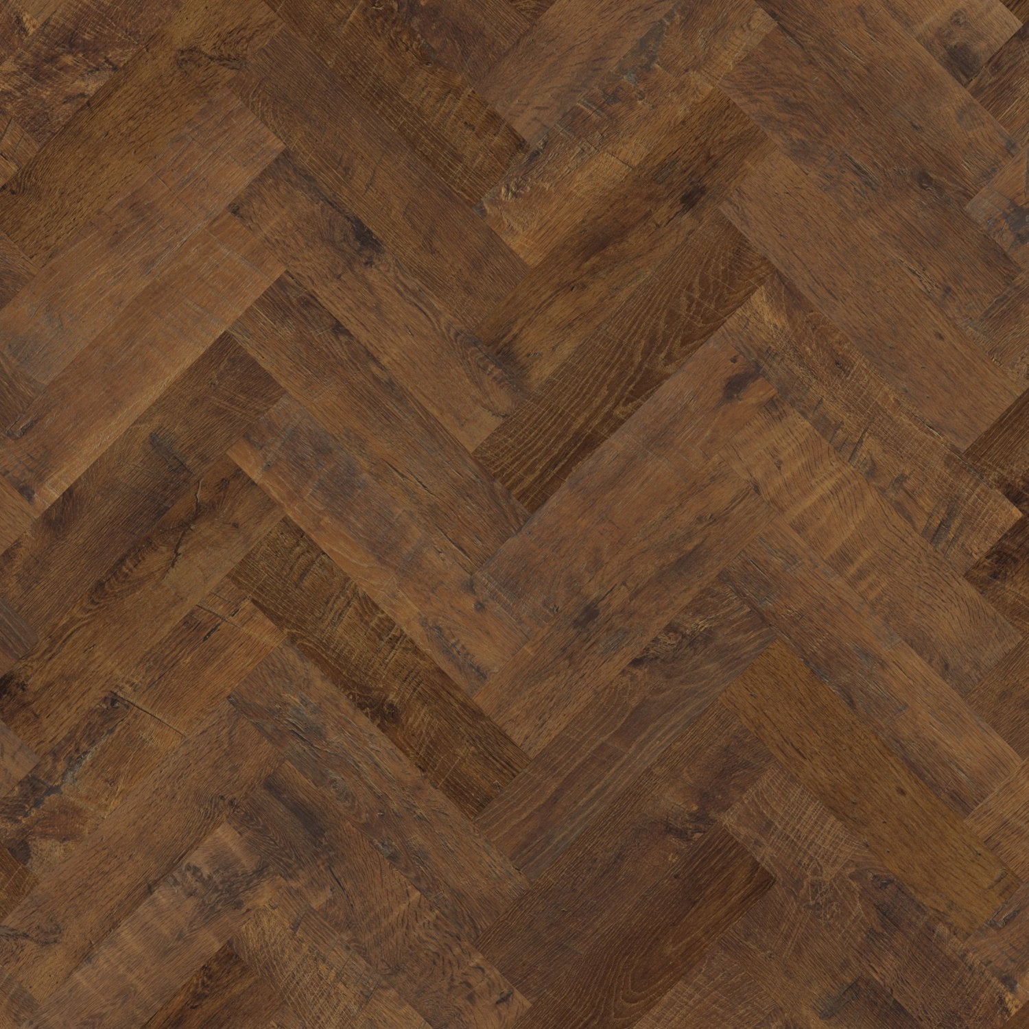 Karndean Van Gogh Gluedown LVT Flooring in Antique French Oak Herringbone SM-VGW8110 - 3.34m2 Full Pack