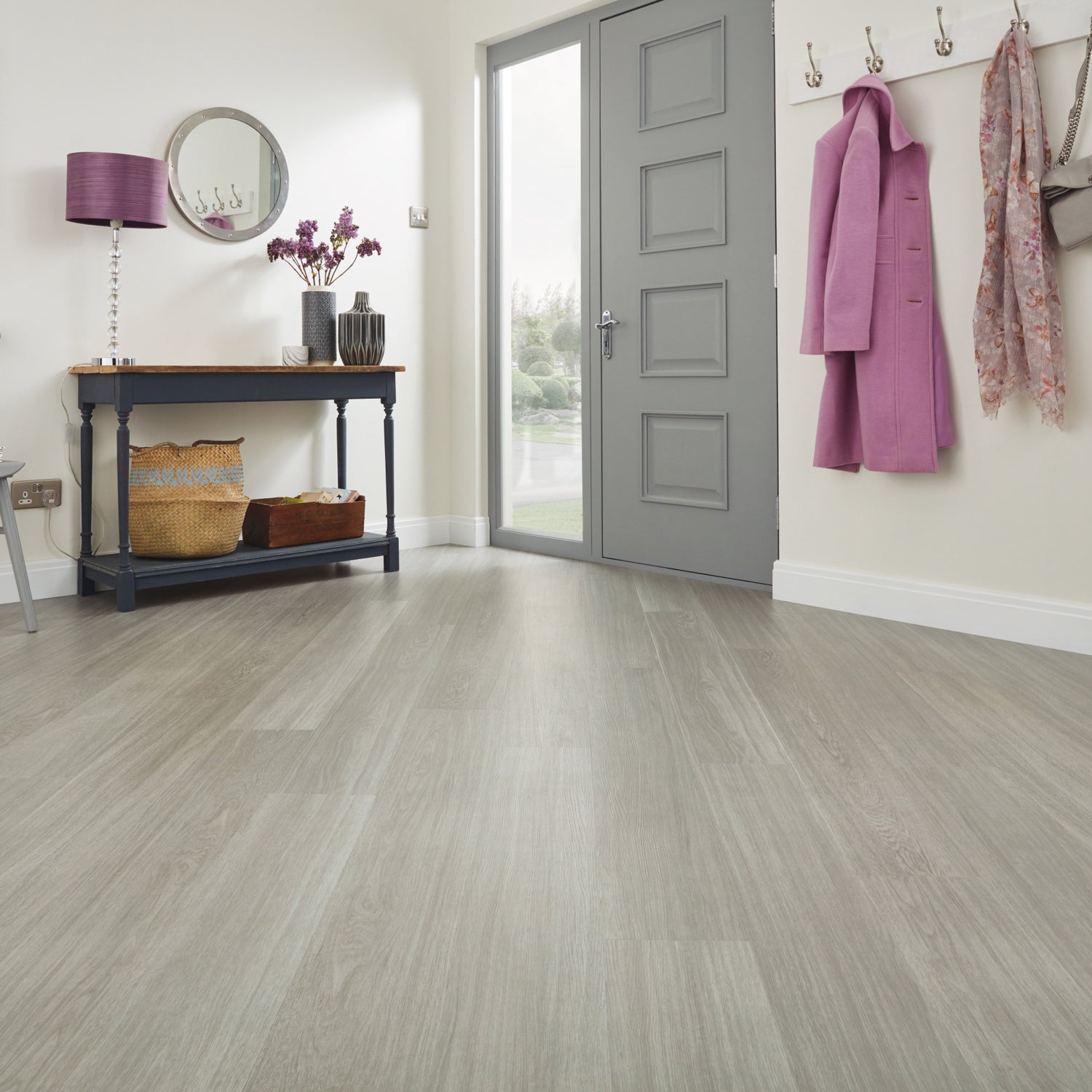 Karndean Van Gogh Gluedown LVT Flooring in Cool Grey Oak VGW113T - 3.25m2 Full Pack