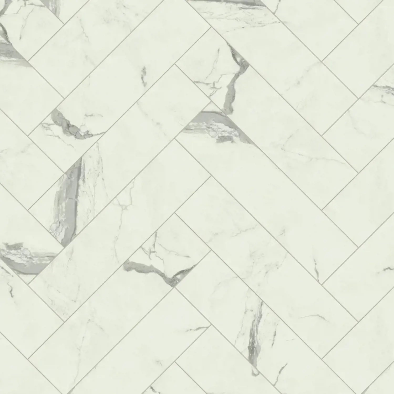 Karndean Van Gogh Gluedown LVT Flooring in Palazzo Marble Herringbone SM-VGT2413 - 3.29m2 Full Pack