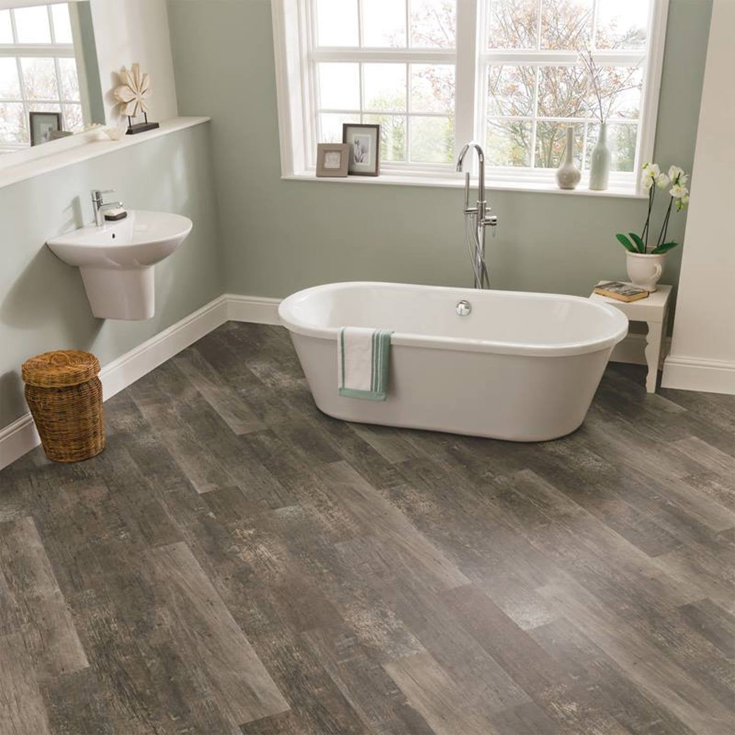 Karndean Van Gogh Gluedown LVT Flooring in Reclaimed Redwood VGW99T - 3.25m2 Full Pack