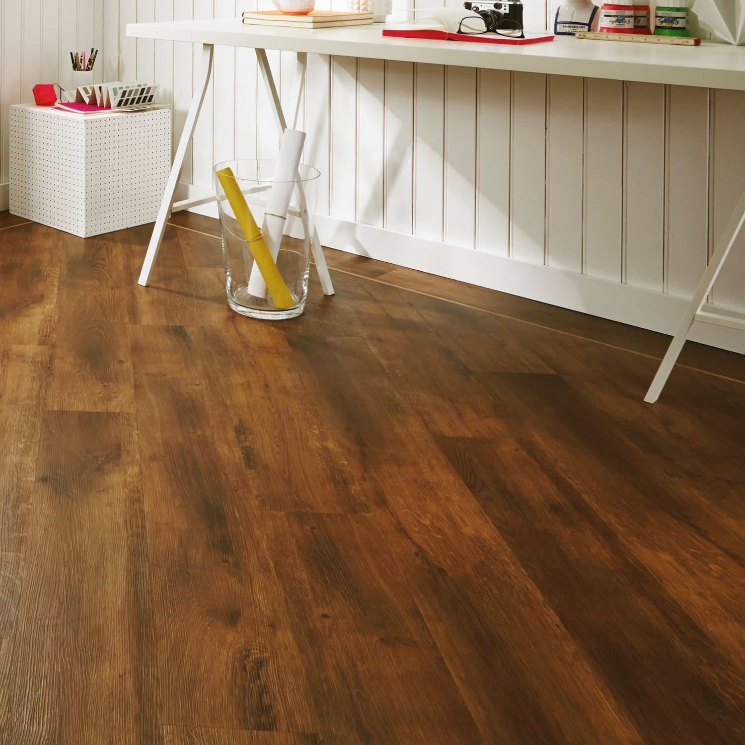 Karndean Van Gogh Gluedown LVT Flooring in Smoked Oak VGW70T - 3.25m2 Full Pack