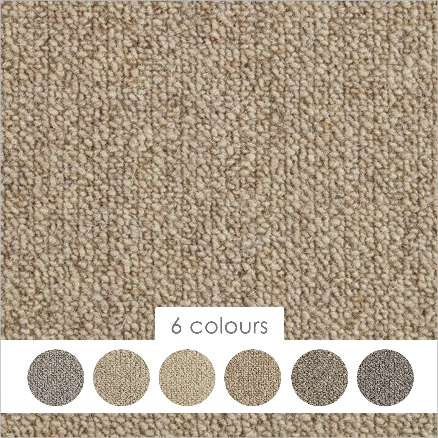 Kingsmead Berber Seasons Summer 100% Wool Loop Carpet