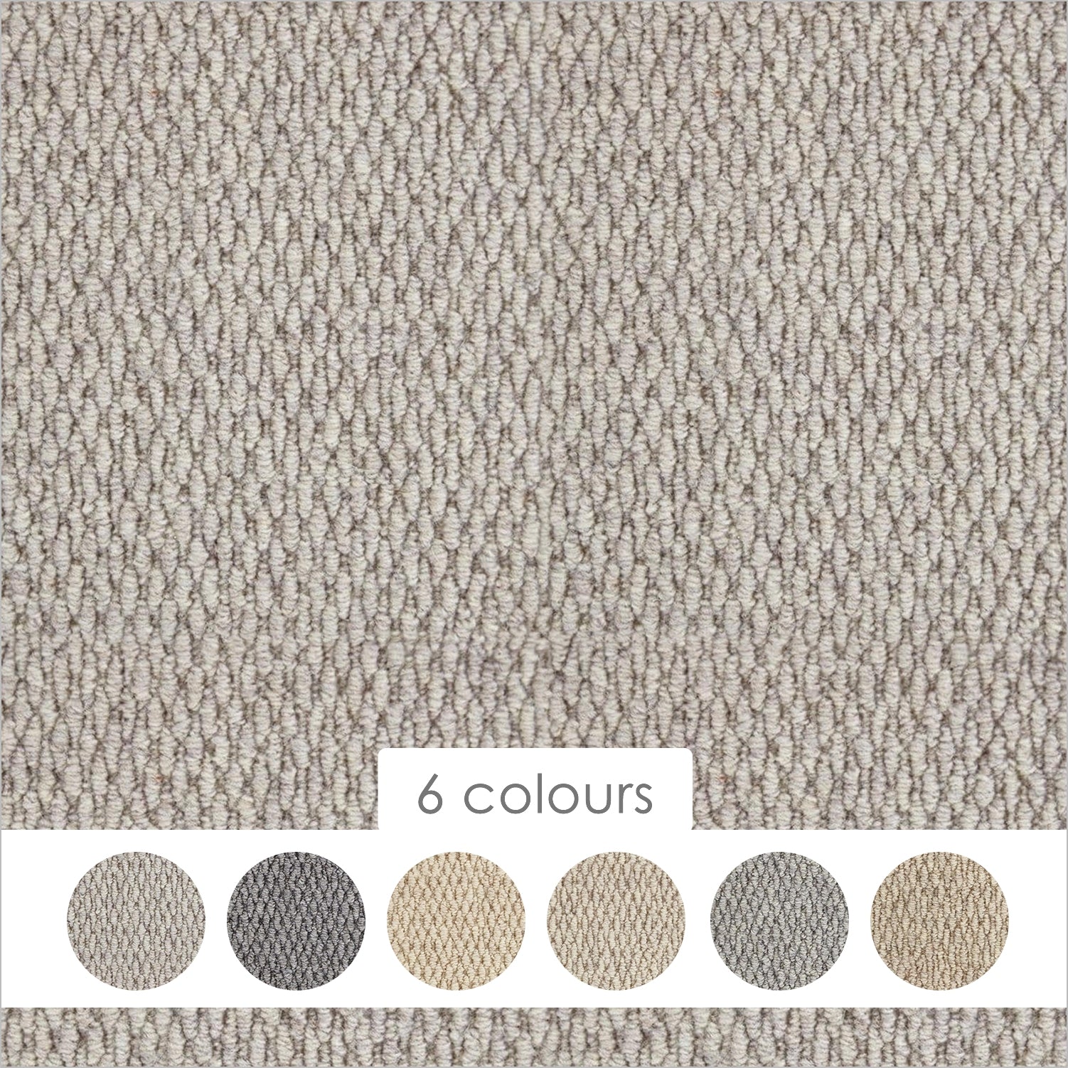 Kingsmead New Berber Attraction Kalahari 50% Wool Blend Loop Carpet