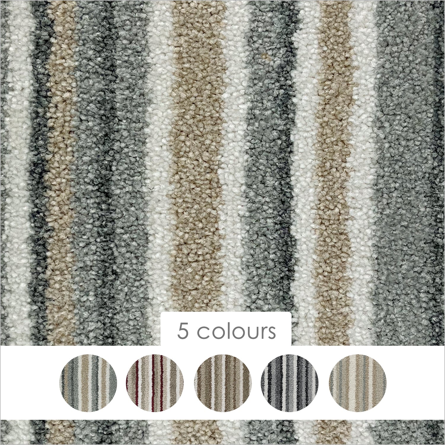 Lifestyle Floors Banquet Stripe Twist Carpet