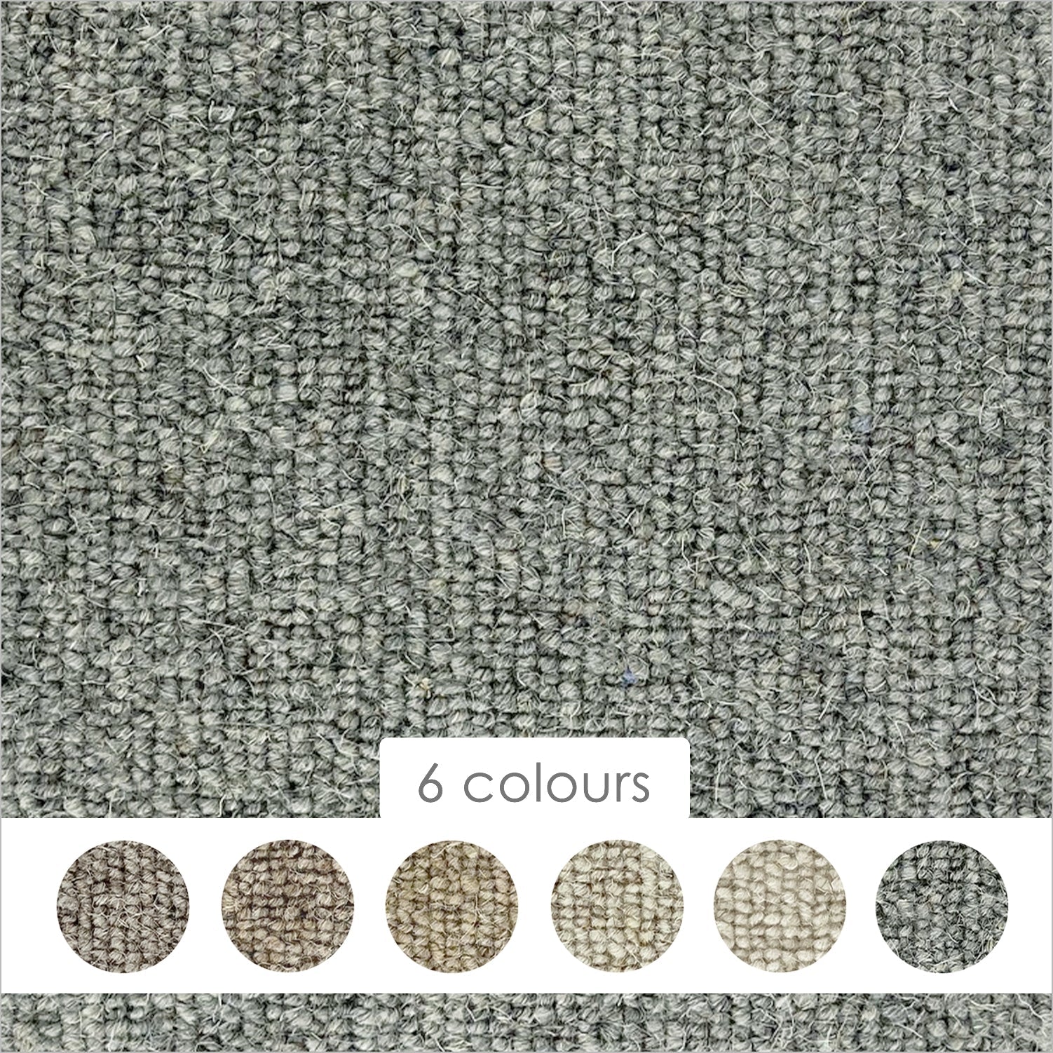 CFS Marlborough Plain 100% Wool Loop Carpet