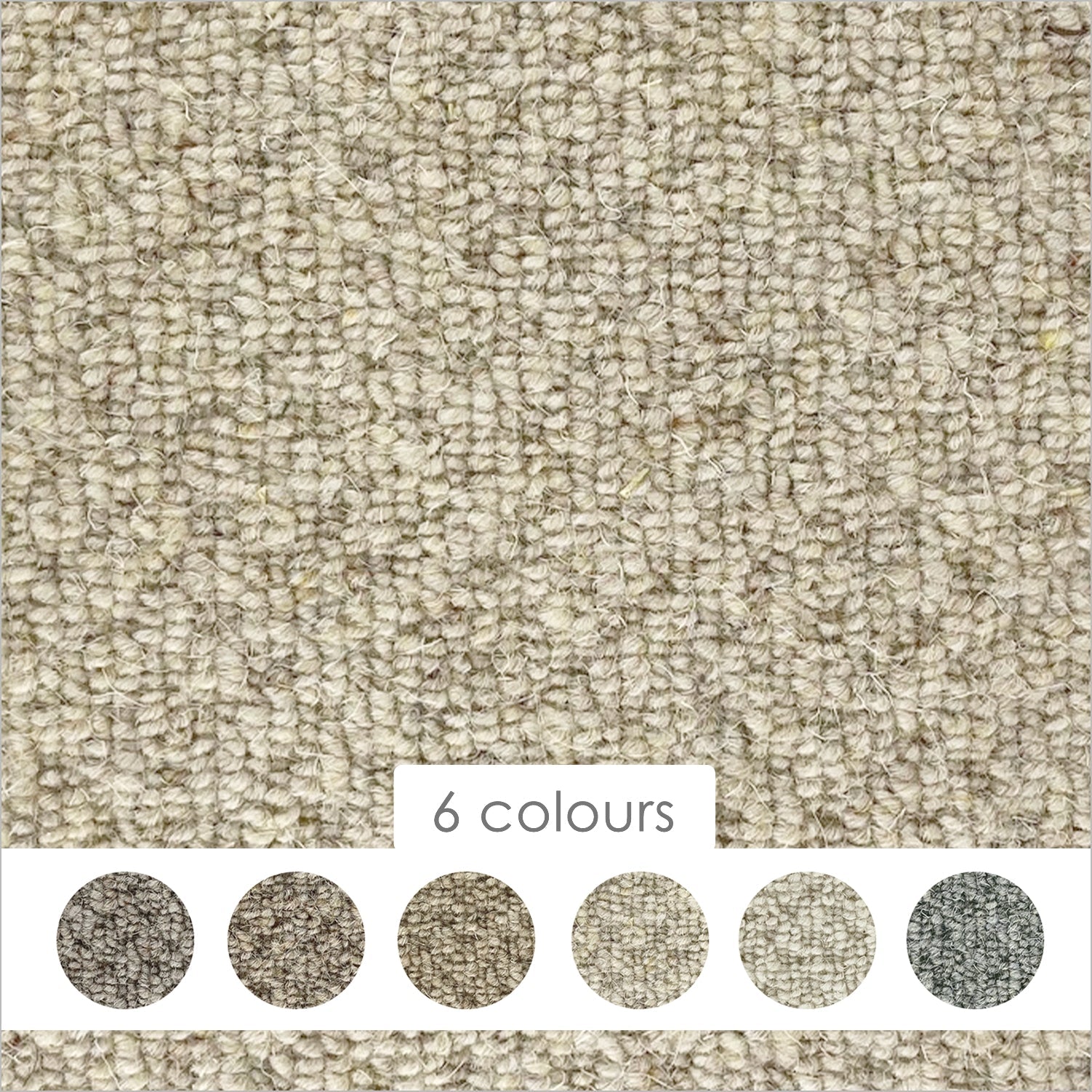 CFS Marlborough Weave 100% Wool Loop Carpet