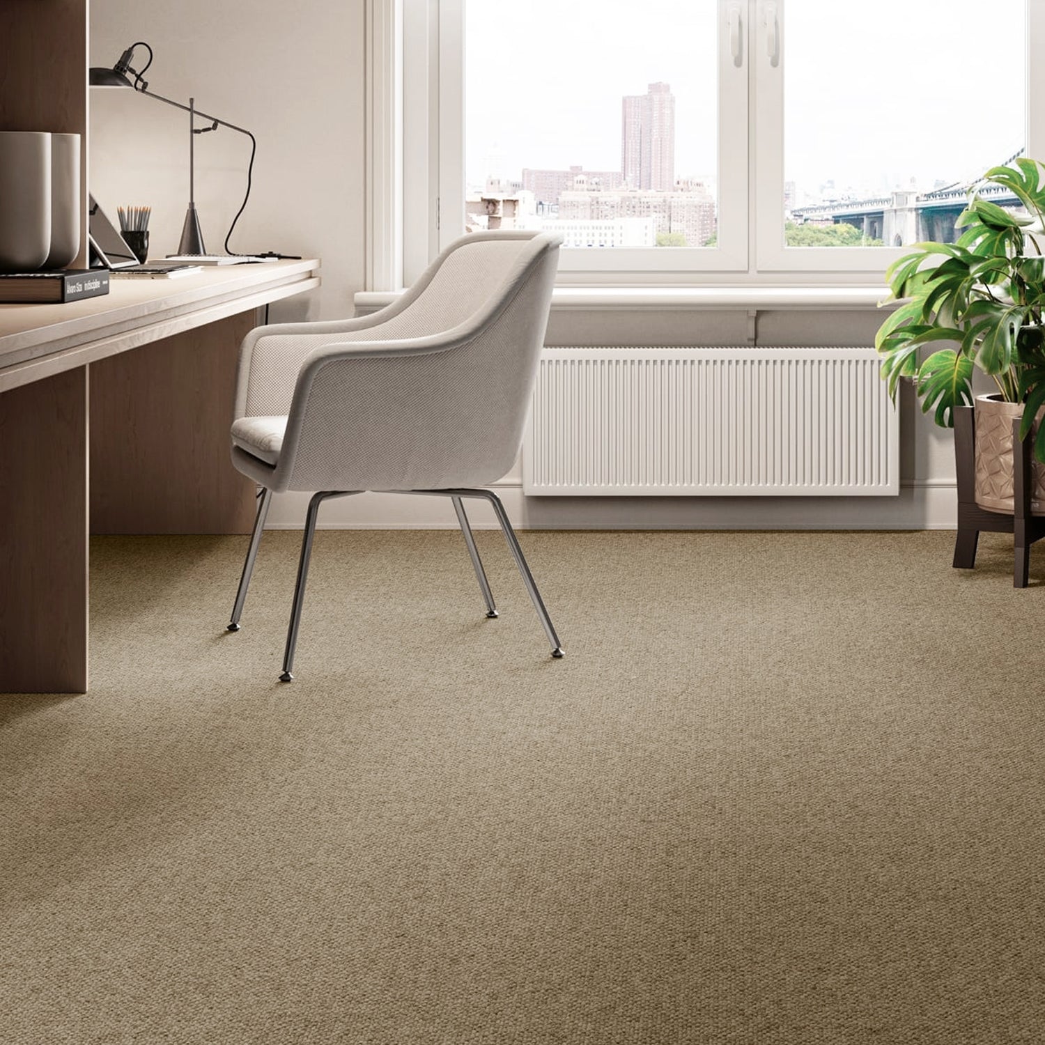 Causeway Carpets Natural Weave 100% Wool Loop Carpet