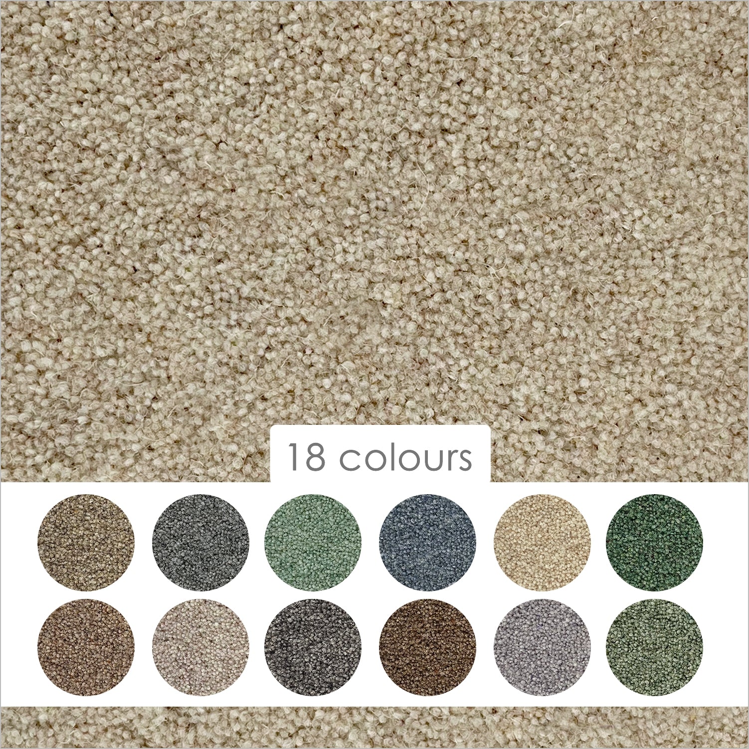 Penthouse Carpets 50oz Vermont 80% Wool Blend Twist Pile Carpet